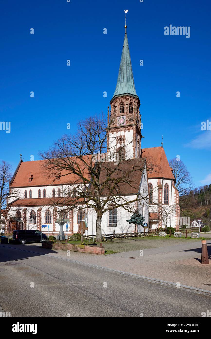 Église St Blasius à Glottertal, district de Breisgau-Hochschwarzwald, Bade-Wuerttemberg, Allemagne Banque D'Images