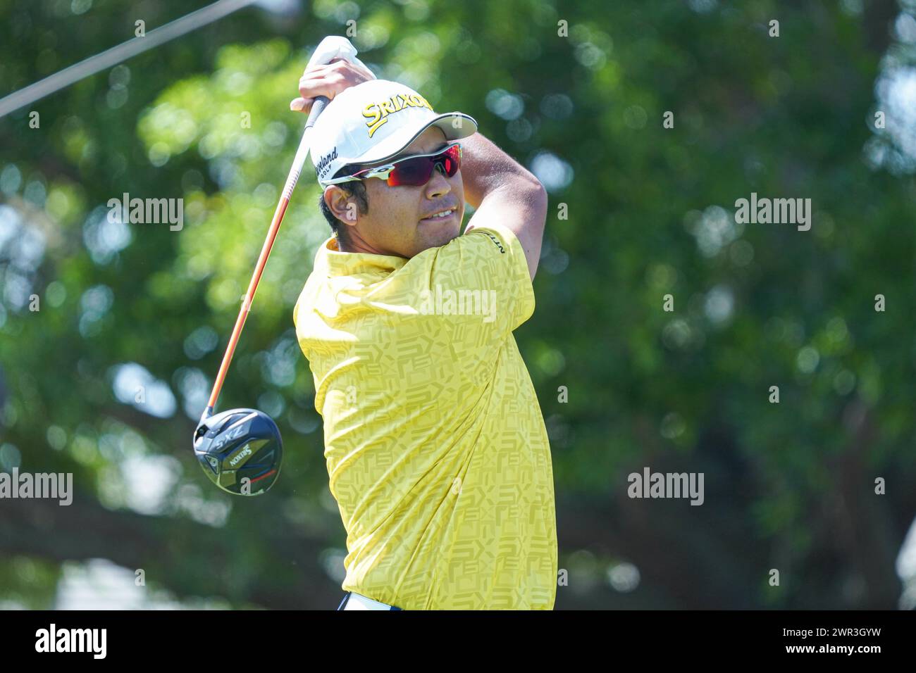 Orlando, Floride, États-Unis, 8 mars 2024, Hideki Matsuyama lors de l'Arnold Palmer Invitational 2024 au Bay Hill Club. (Crédit photo : Marty Jean-Louis/Alamy Live News Banque D'Images