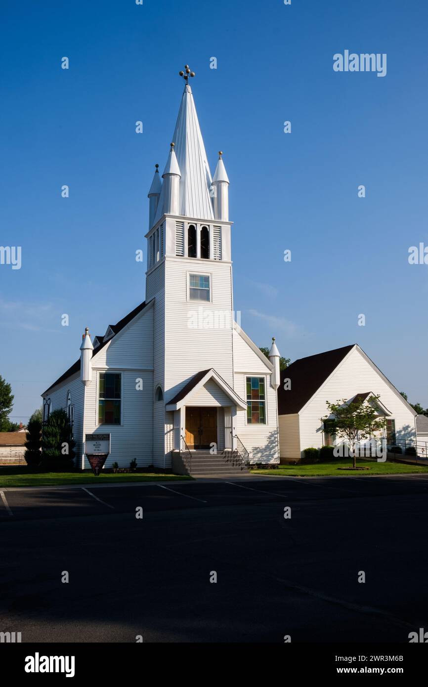 Zion Philadelphia United Church of Christ, Ritzville, Washington, États-Unis. Banque D'Images