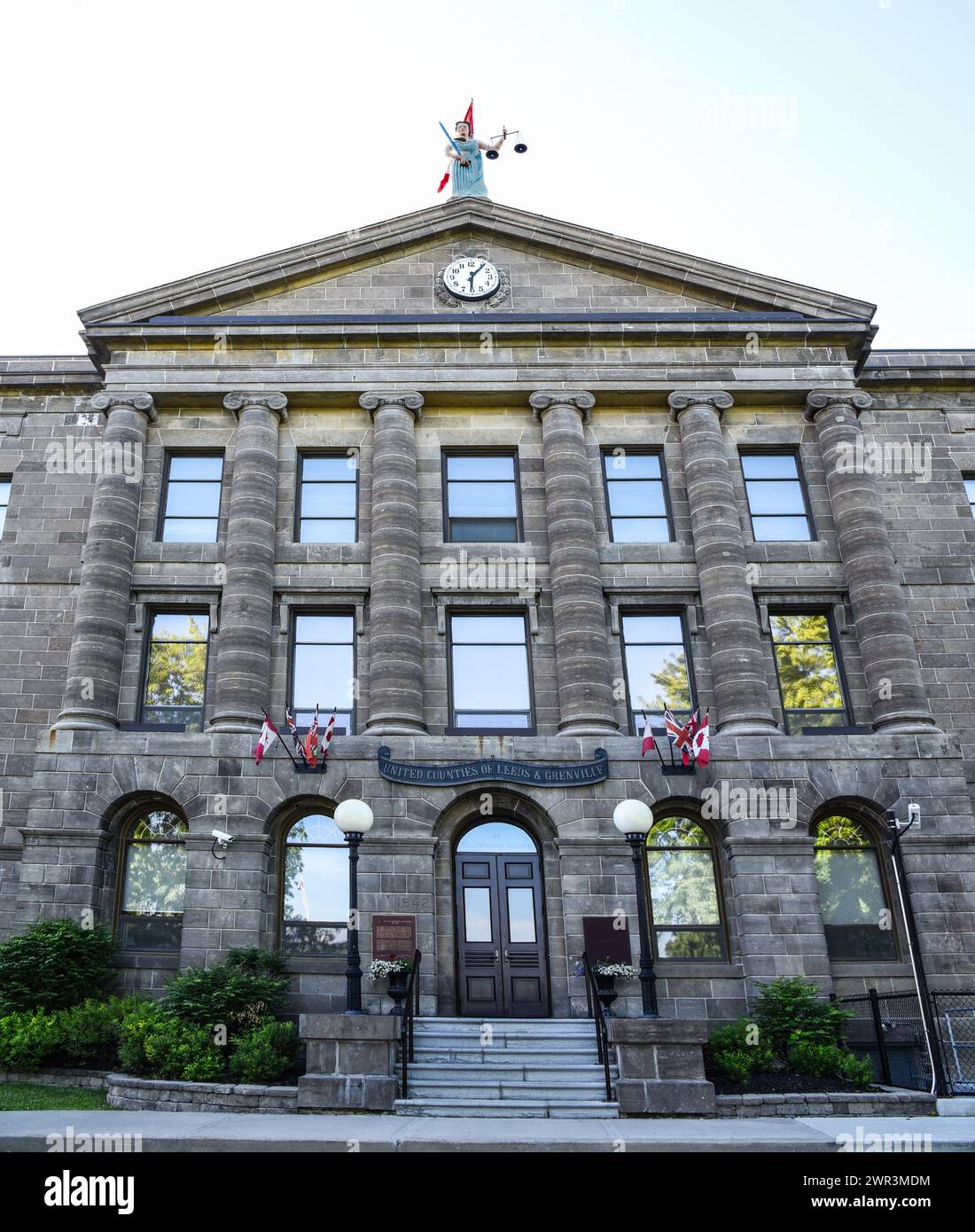 Leeds et Grenville County court House Banque D'Images