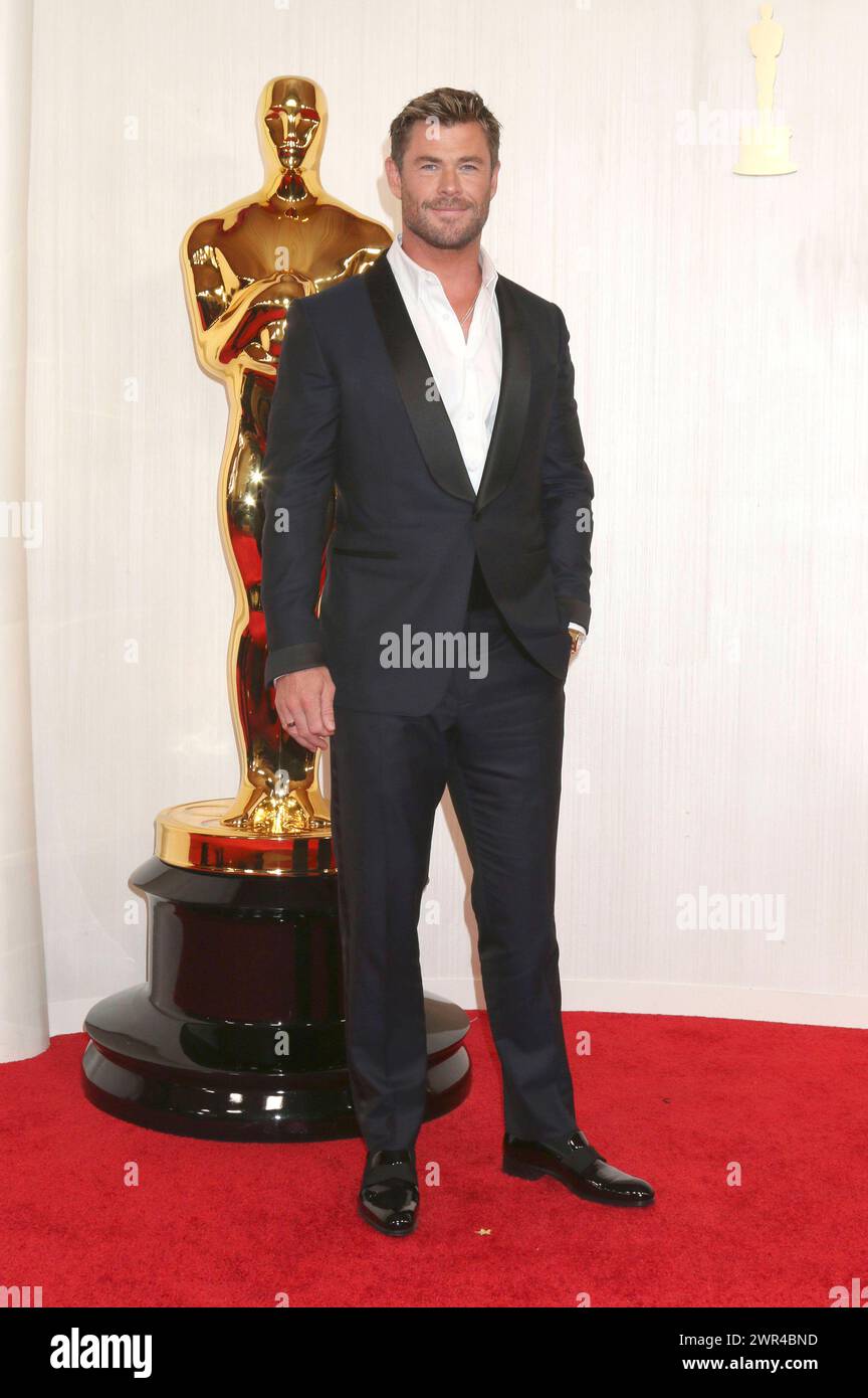 Chris Hemsworth BEI der Oscar Verleihung 2024 / 96th Annual Academy Awards im Dolby Theatre. Los Angeles, 10.03.2024 *** Chris Hemsworth à la 2024 96e cérémonie annuelle des oscars au Dolby Theatre Los Angeles, 10 03 2024 Foto:XJ.xBlocx/xFuturexImagex oscars 1260 Banque D'Images