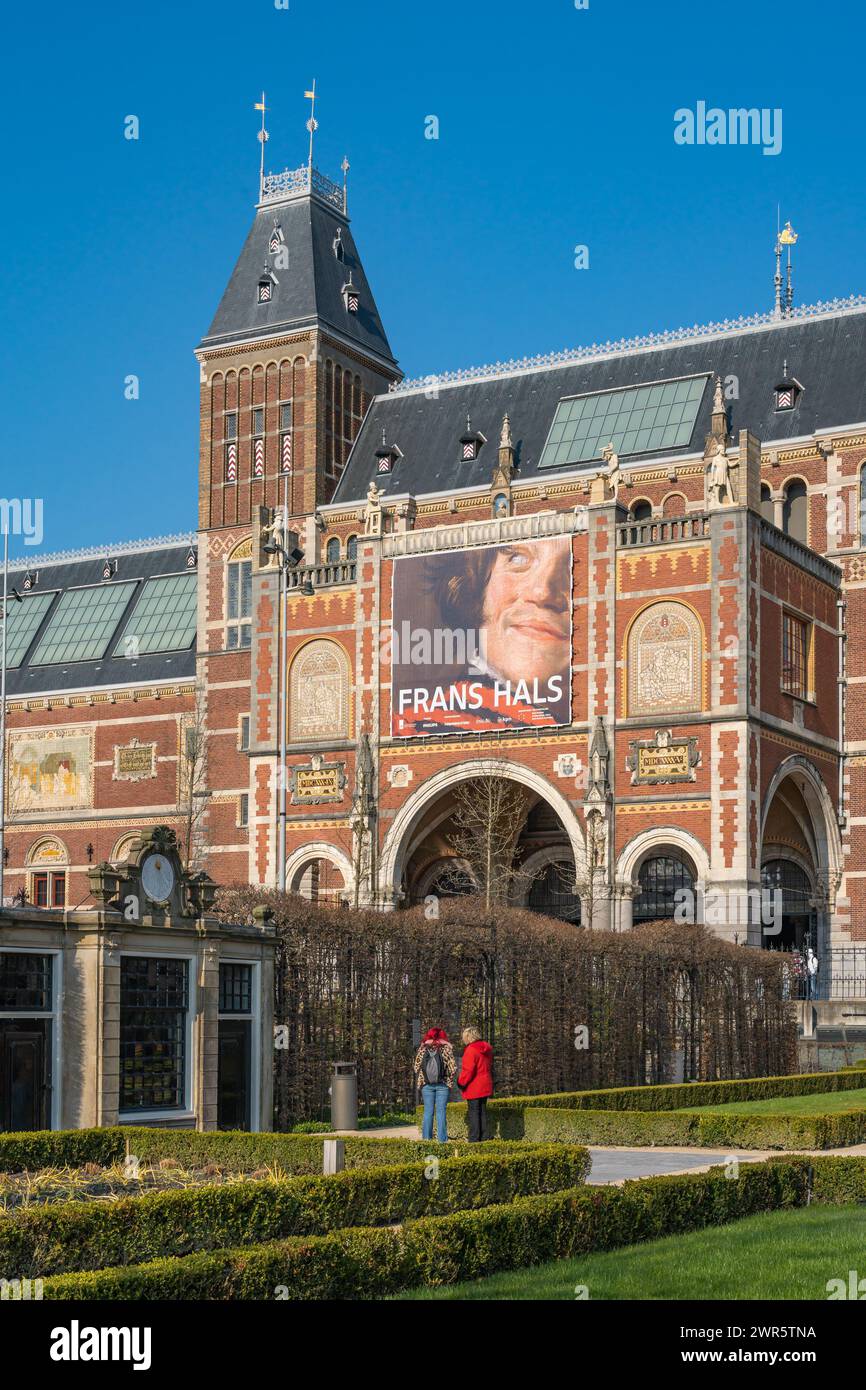 Amsterdam, pays-Bas, 08.03.2024, exposition des œuvres du peintre néerlandais de l'âge d'or Frans Hals au Rijksmuseum Banque D'Images