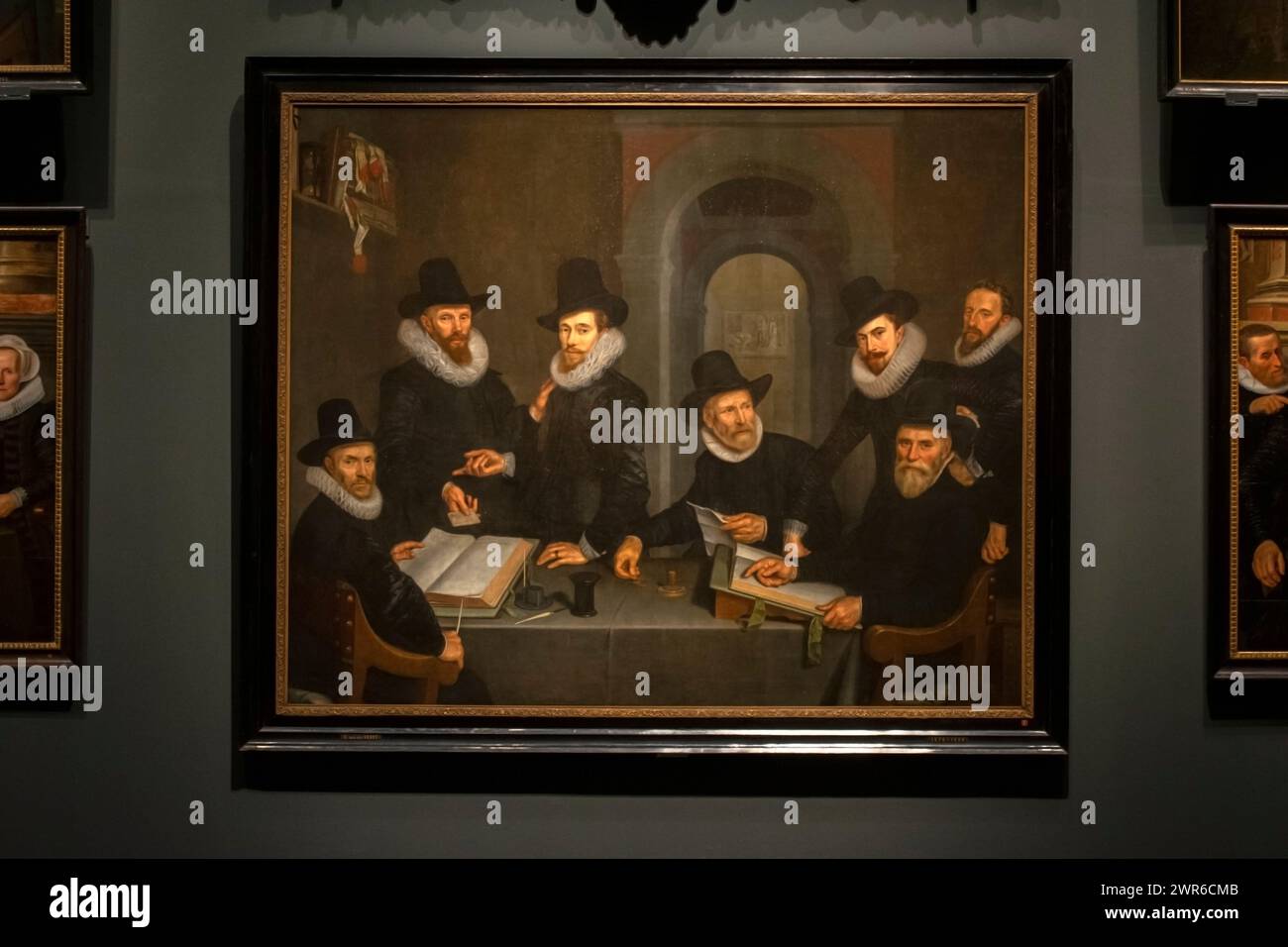Peinture Cornelis Van der Voort Regentes de Binnengasthuis 1617 à Amsterdam pays-Bas 6-7-2019 Banque D'Images