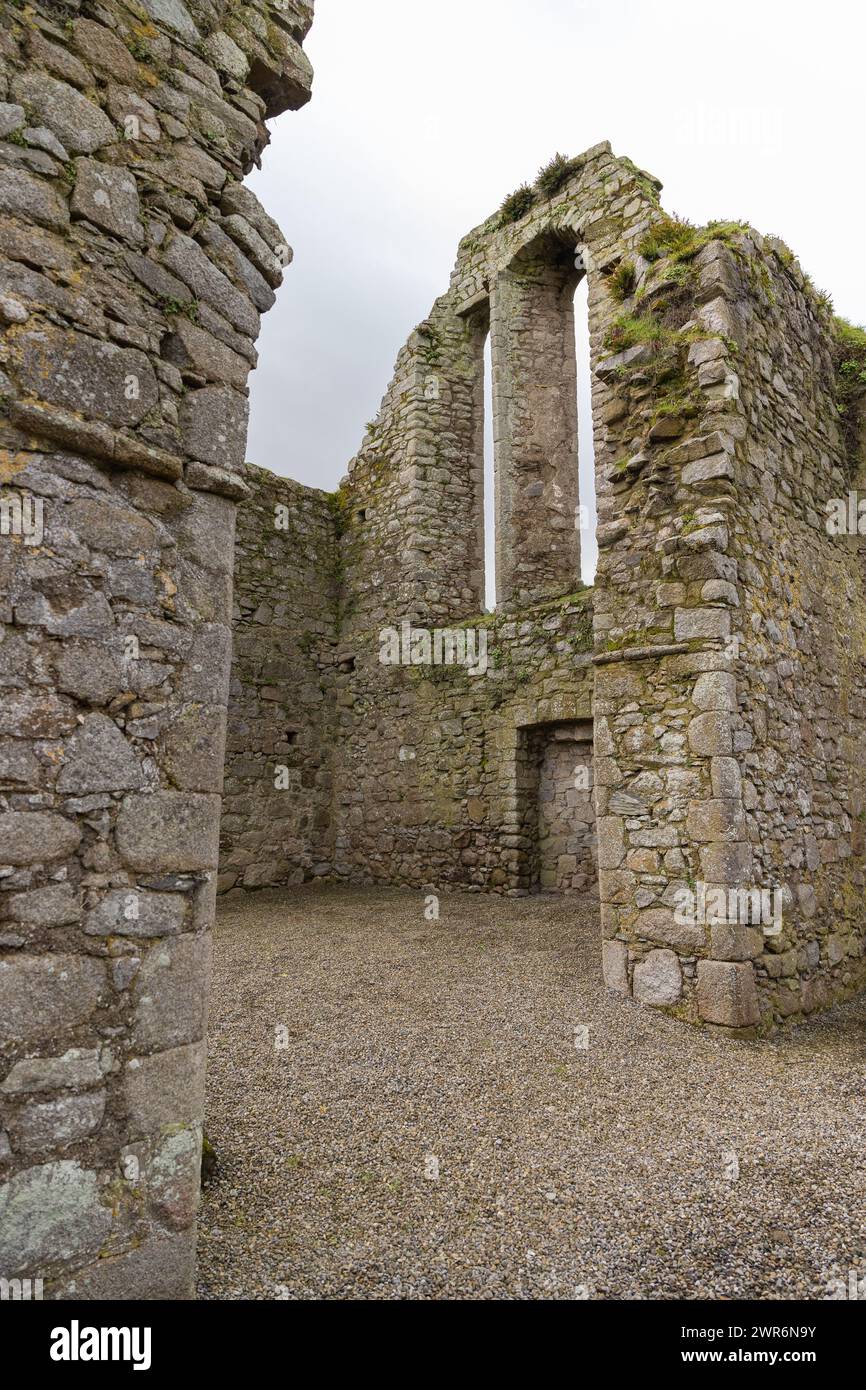 Castledermot Abbey, comté de Kildare, Irlande Banque D'Images