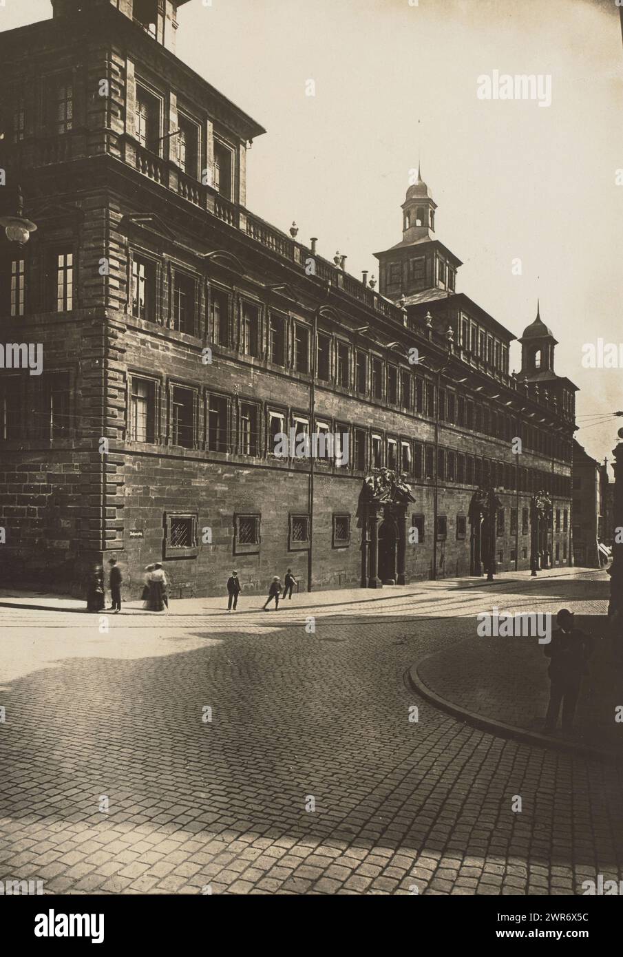 Nuremberg, Rathaus von W., Dr Franz Stoedtner, c. 1930 - c. 1970, support photographique, hauteur 233 mm × largeur 167 mm, hauteur 309 mm × largeur 258 mm, photographie Banque D'Images