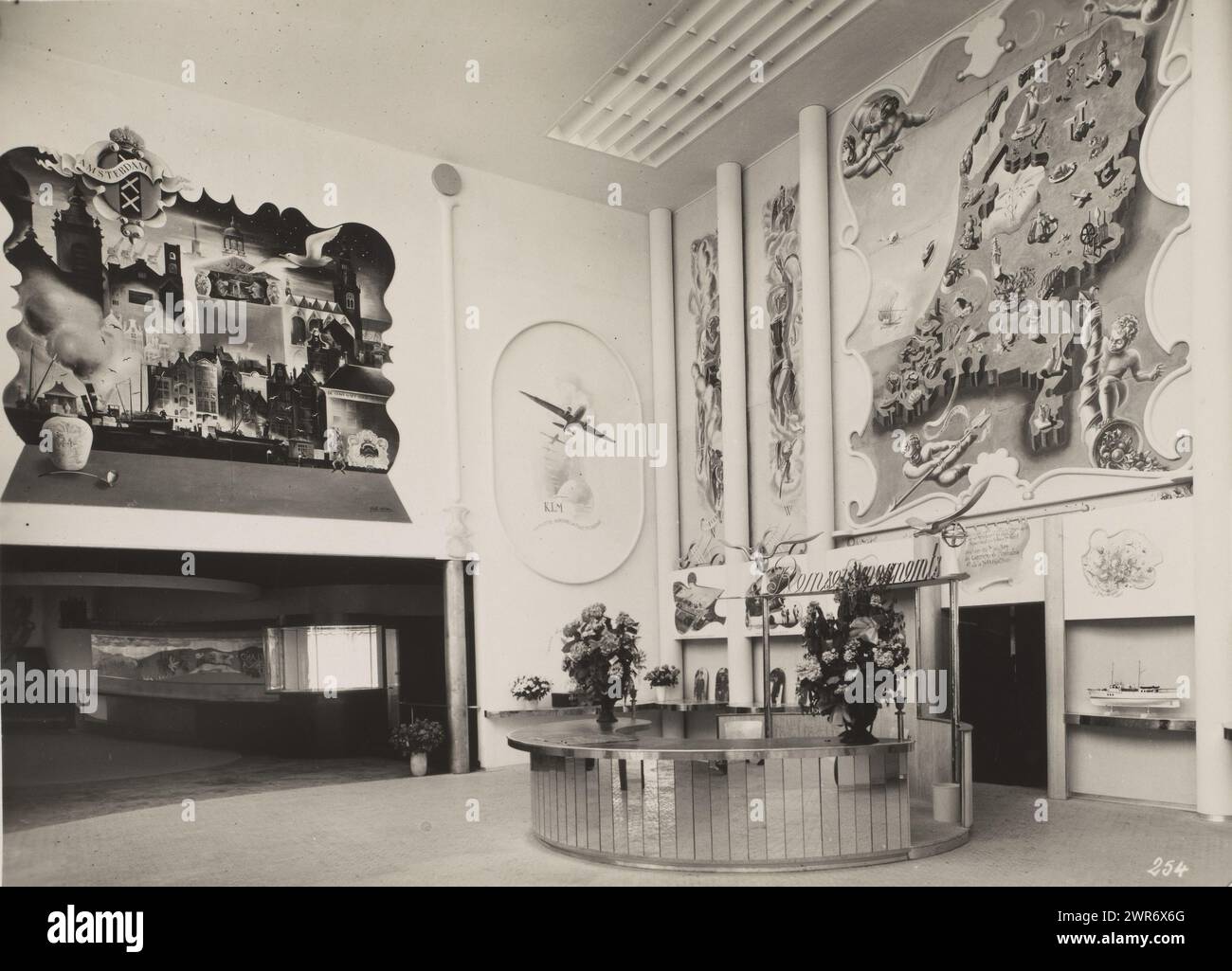 Département néerlandais. Exposition Paris, la Burthe & Warolin, 1937, support photographique, tirage argenté gélatineux, hauteur 20 mm × largeur 250 mm, photographie Banque D'Images