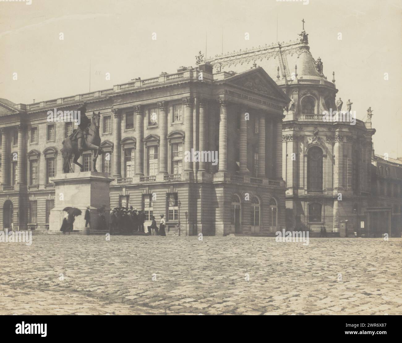 Versailles. Palais des Rois de France, anonyme, 1880 - 1930, support photographique, tirage argenté gélatineux, hauteur 200 mm × largeur 250 mm, hauteur 250 mm × largeur 300 mm, photographie Banque D'Images