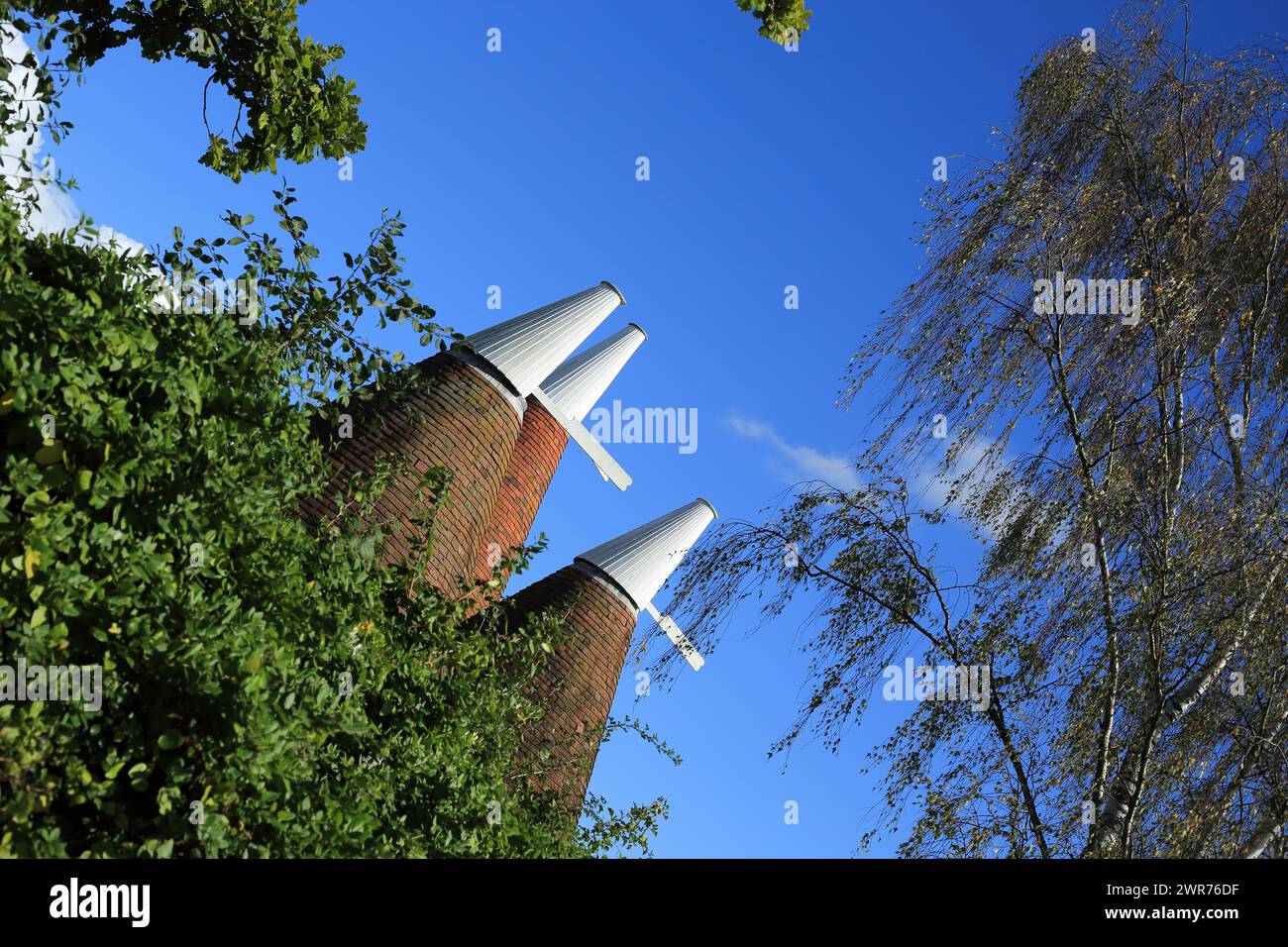 Oasts à Hale Farm, Tudeley Hale, Tudeley, Tonbridge, Kent, Angleterre, Royaume-Uni Banque D'Images