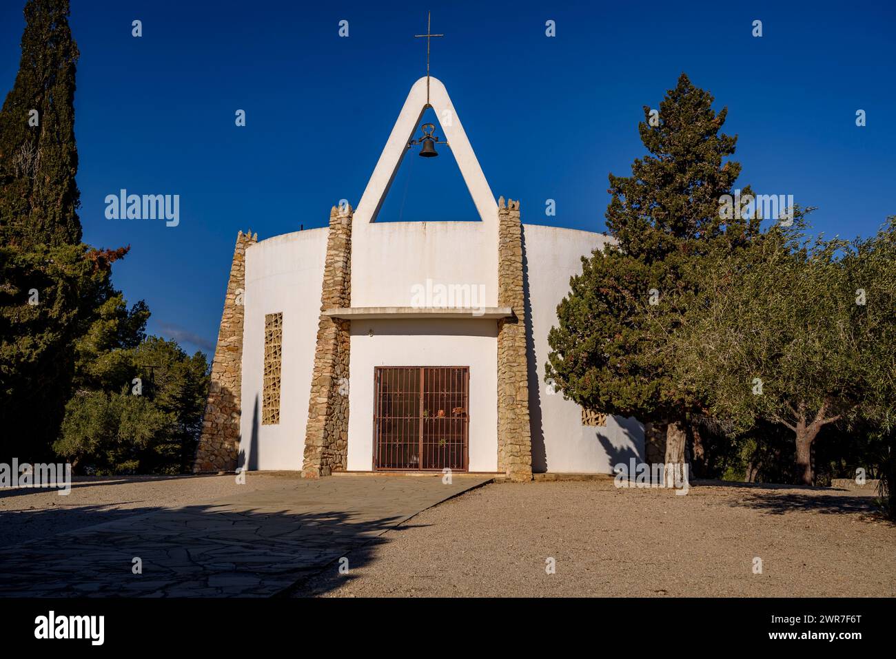 Ermitage de Sant Cristòfol, à El Perelló (Tarragone, Catalogne, Espagne) ESP : la ermita de Sant Cristòfol, en El Perelló (Tarragone, Cataluña, España) Banque D'Images