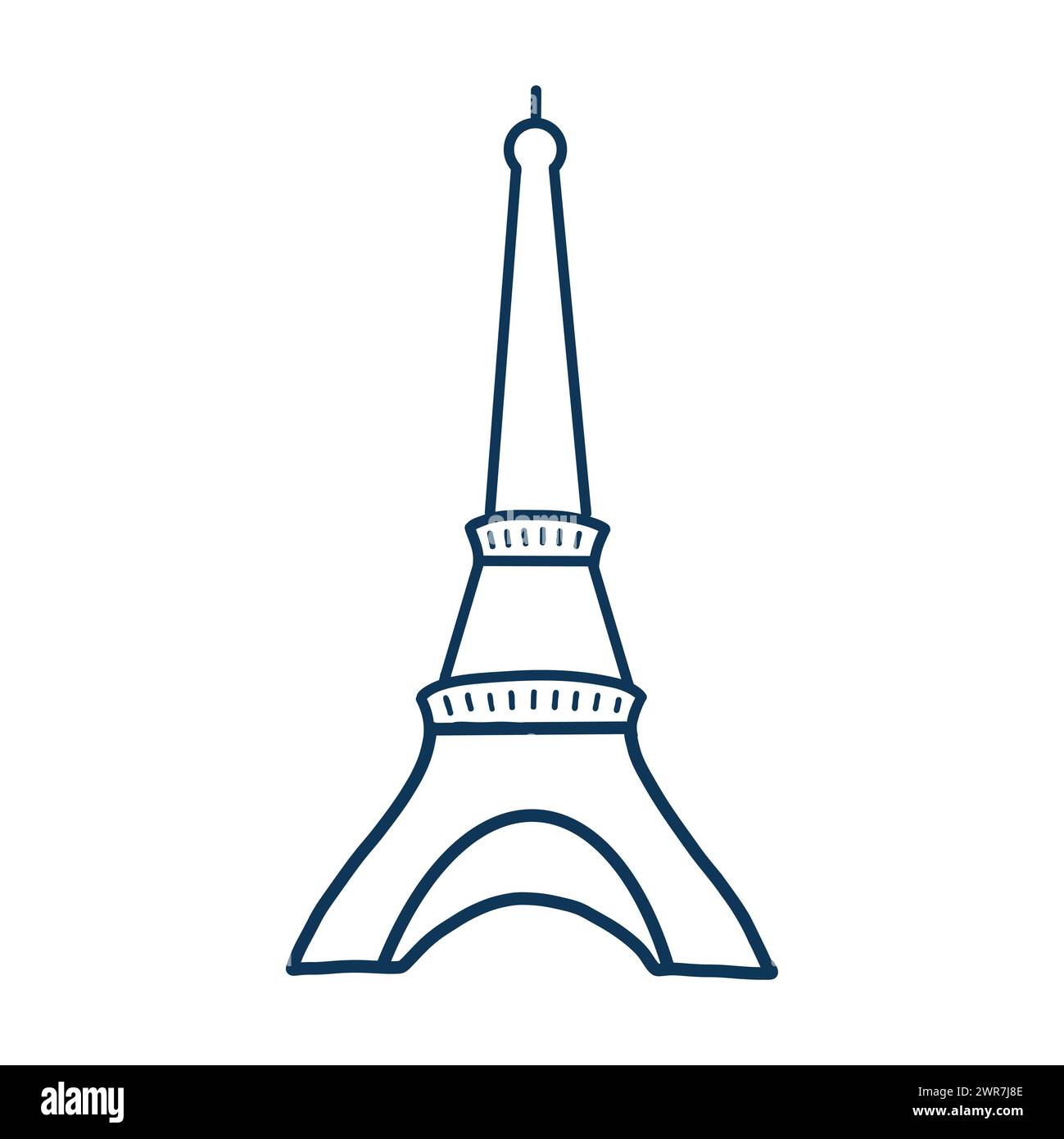 Tour Eiffel. Banque D'Images