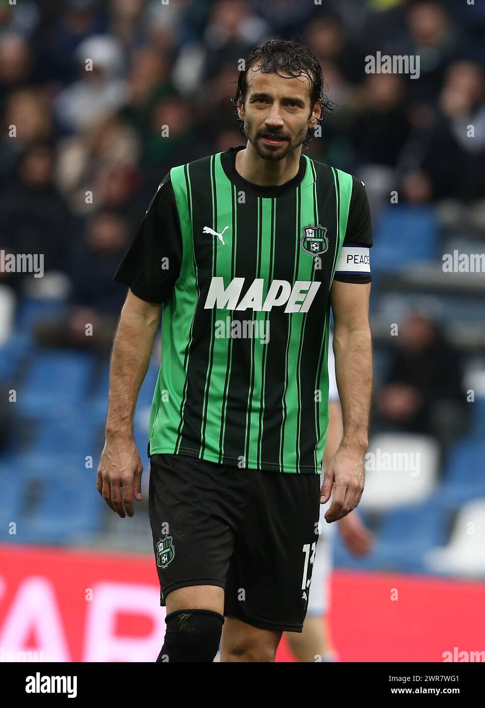 Foto Gianni Santandrea/LaPresse 09 Marzo 2024 - Reggio Emilia, Italia - sport, calcio - Sassuolo vs Frosinone - Campionato Italiano di calcio Serie A TIM 2023/2024 - Stadio Mapei Città del Tricolore. Nella foto : Ferrari mars 9, 2024 Reggio Emilia, Italie - sport, calcio - Sassuolo vs Frosinone - Championnat italien de football Serie A 2023/2024 - Mapei Stadium. Sur la photo : Ferrari Banque D'Images