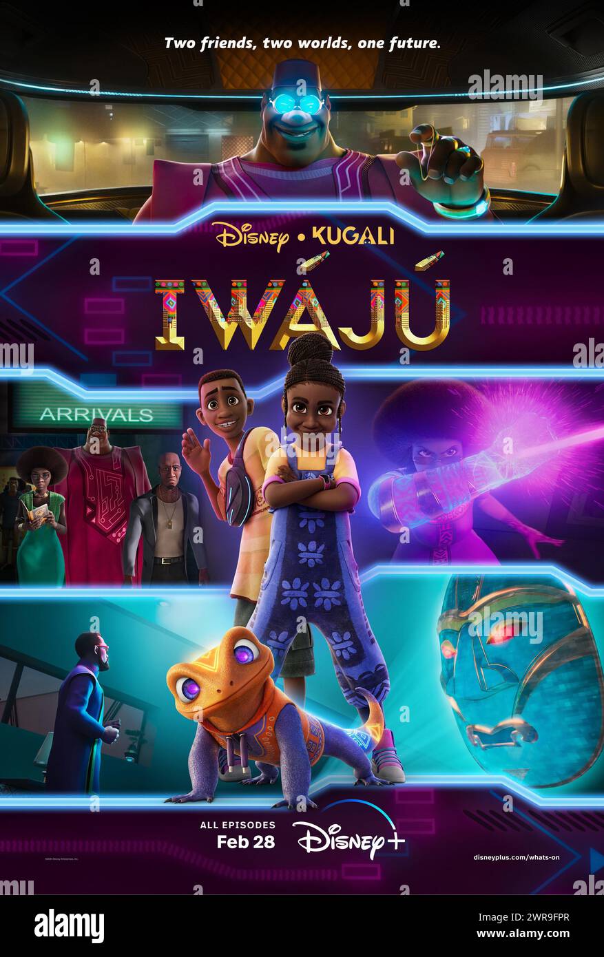 Affiche de la série télévisée Iwaju Banque D'Images