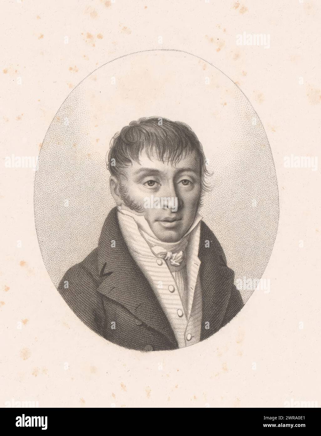 Portrait d'Auguste Hilarion, comte de Kératry, imprimeur : Ambroise Tardieu, Paris, 1820 - 1821, papier, gravure, hauteur 218 mm × largeur 137 mm, impression Banque D'Images