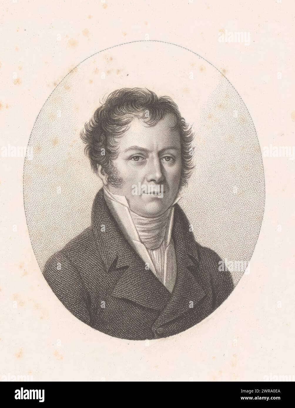 Portrait de Jacques-Antoine Manuel, imprimeur : Ambroise Tardieu, Paris, 1820 - 1821, papier, gravure, hauteur 226 mm × largeur 139 mm, impression Banque D'Images