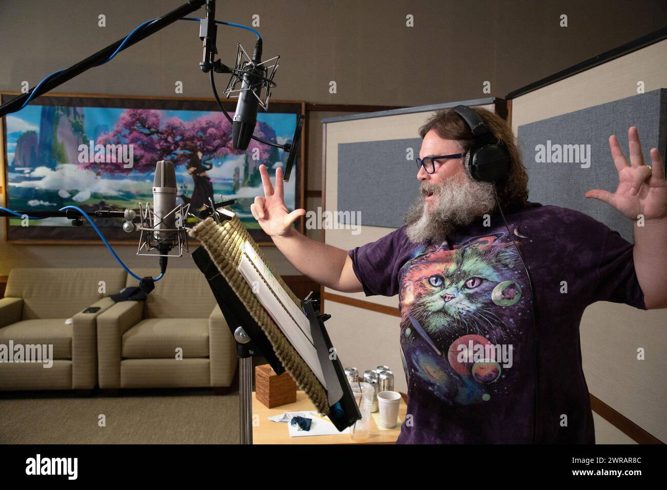 KUNG FU PANDA 4, Jack Black, voix de po, 2024. ph Alex J. Berliner / © Universal Pictures