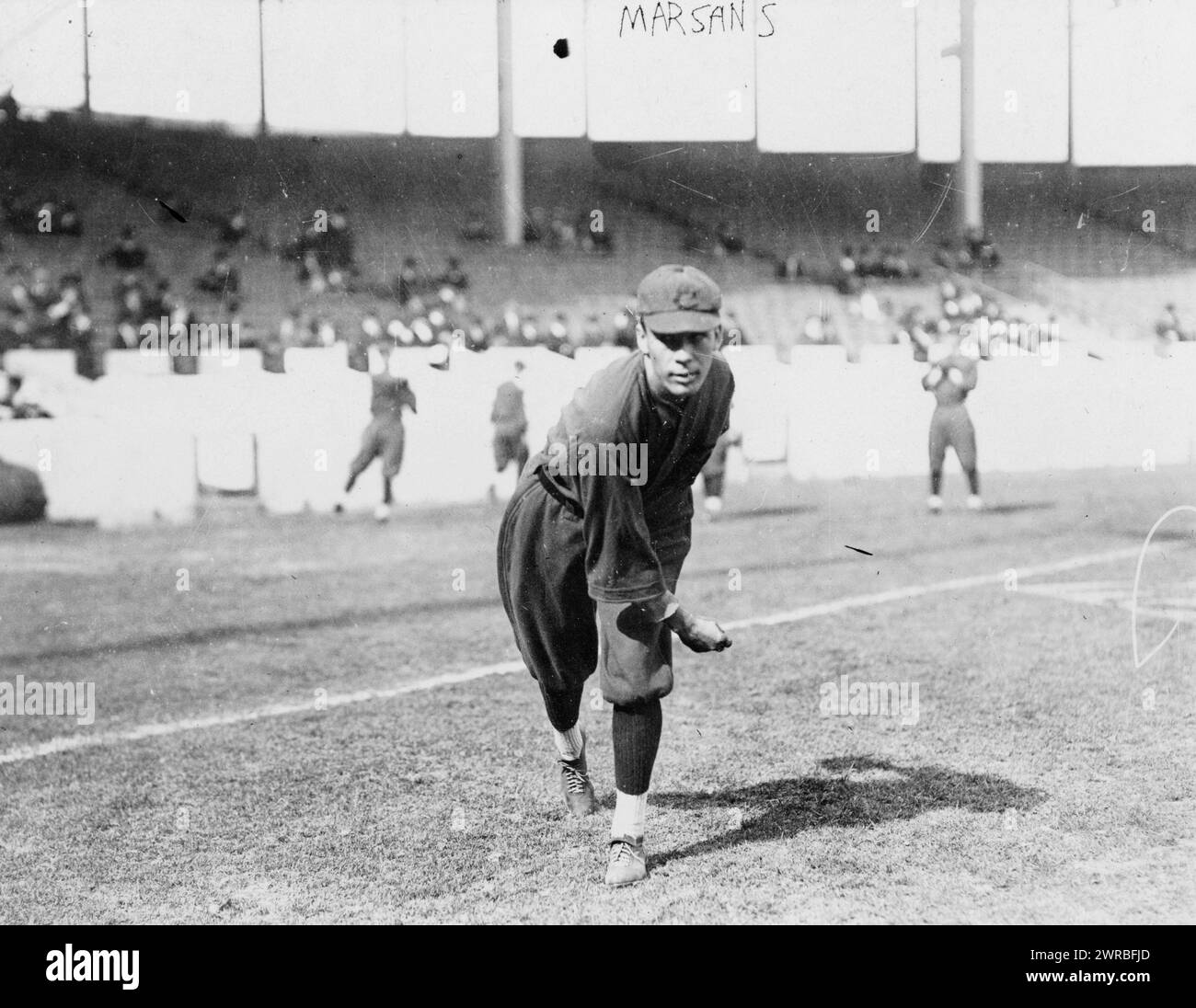 Armando Marsans, Cincinnati NL (baseball), photo montre Armando Marsans (1887-1960), joueur de baseball de la Ligue majeure d'origine cubaine., 1913, Marsans, Armando, 1887-1960, tirages photographiques, 1910-1920., tirages photographiques, 1910-1920, 1 tirage photographique Banque D'Images