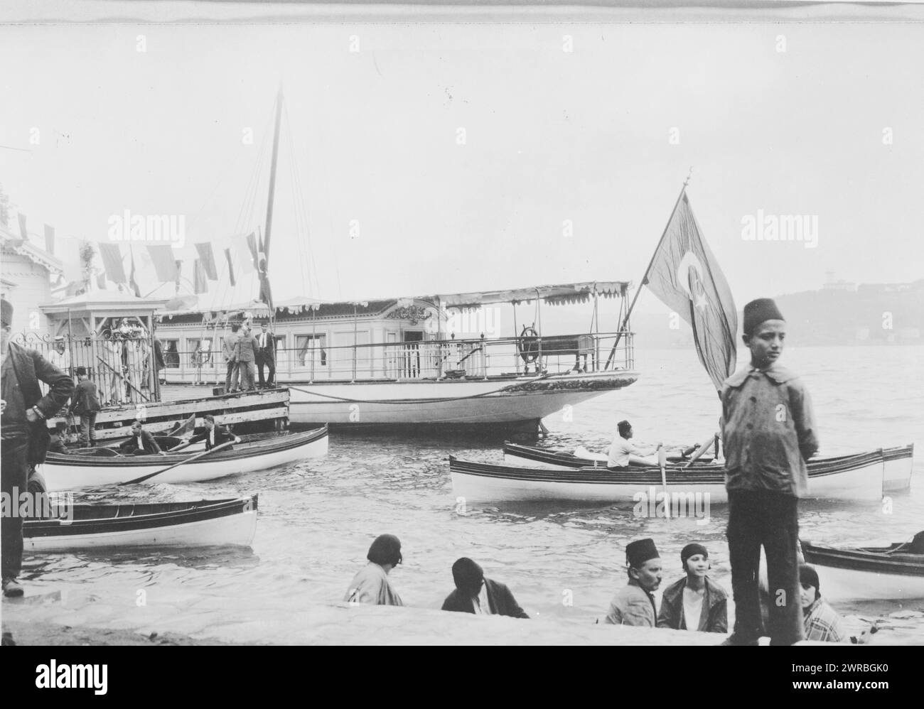 Tirage Argentique Vintage – Croatie, Hvar (Lesina) – Marchand De Légumes – Circa 1930