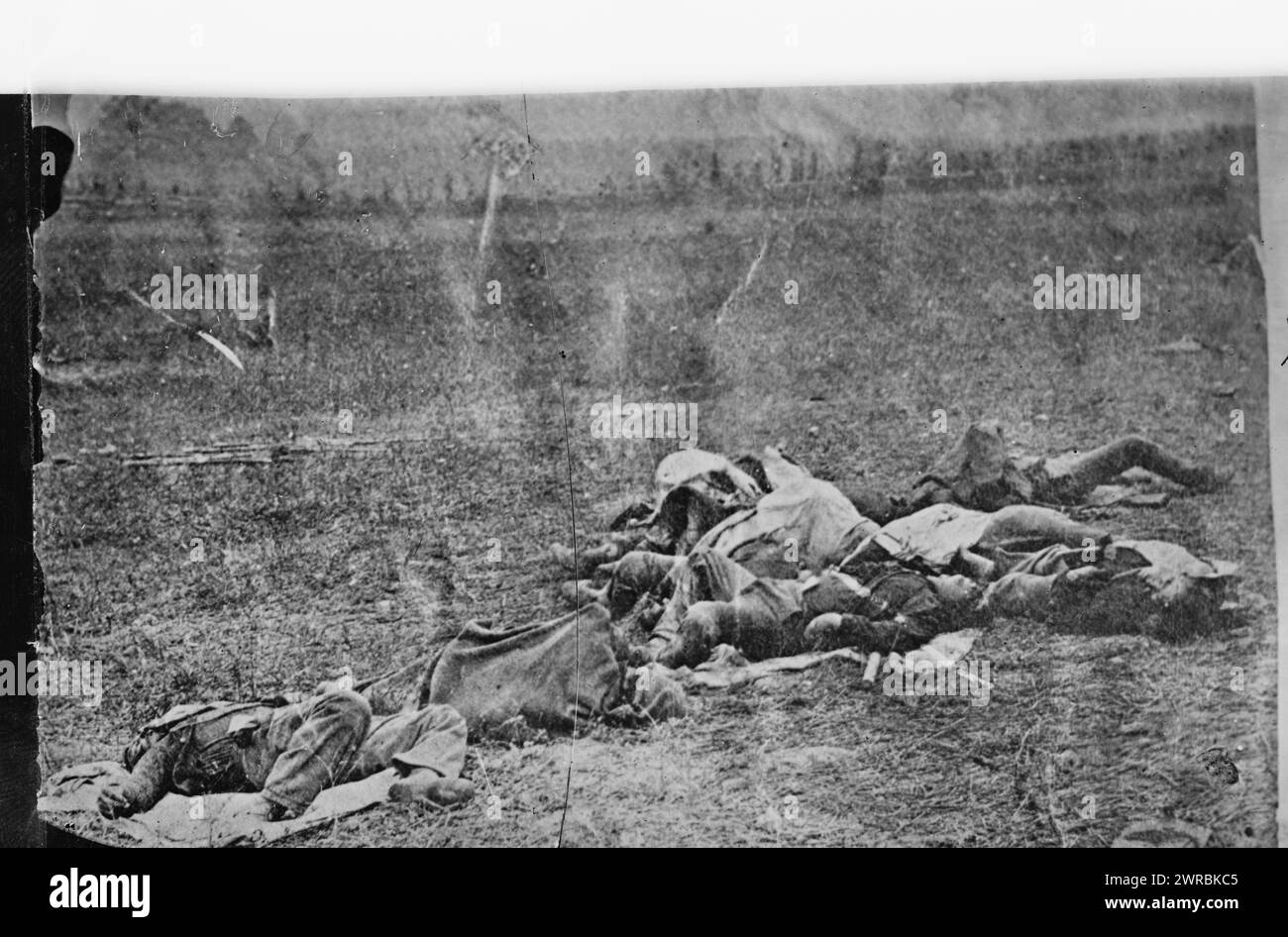 Antietam, Maryland. Morts sur le champ de bataille, 1862 septembre, États-Unis, histoire, Guerre civile, 1861-1865, négatifs verre, 1860-1870, 1 négatif : verre, collodion humide Banque D'Images