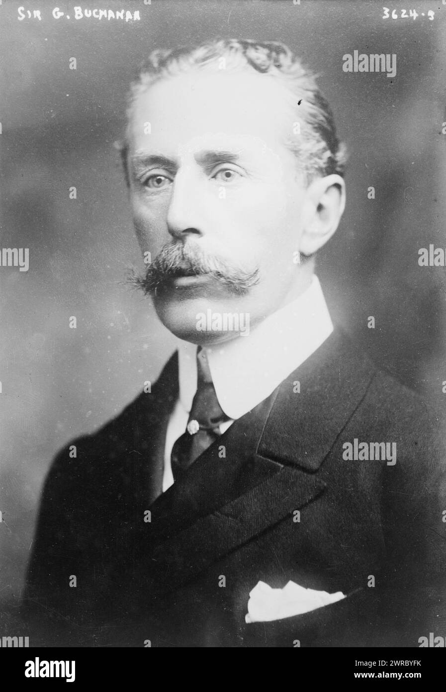 Sir G. Buchanan, photographie montrant le diplomate britannique Sir George William Buchanan (1854-1924)., entre env. 1910 et env. 1915, négatifs en verre, 1 négatif : verre Banque D'Images