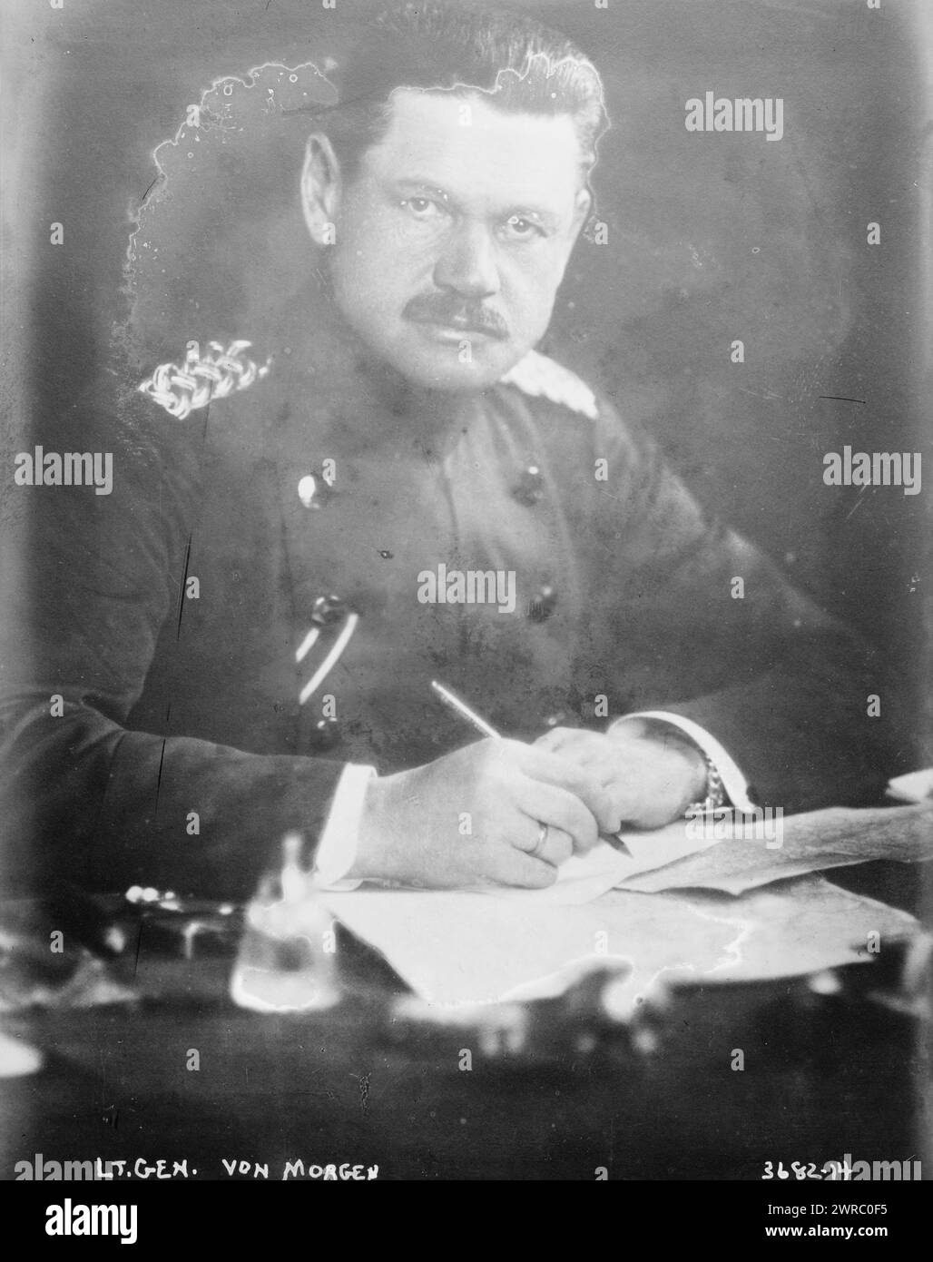 Lt. Gen von Morgen, entre CA. 1910 et env. 1915, négatifs en verre, 1 négatif : verre Banque D'Images