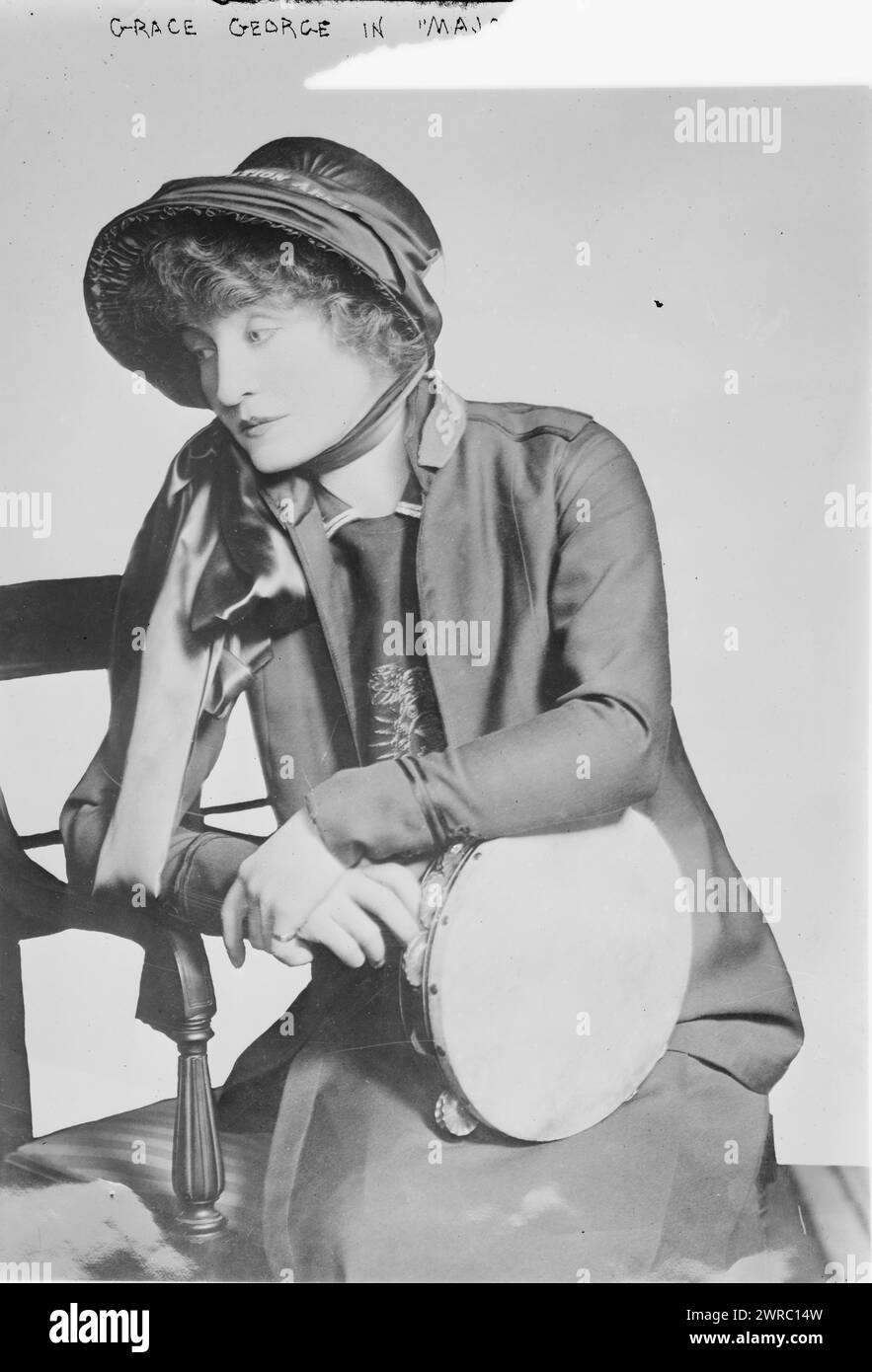 Grace George dans 'Major Barbara', photographie montre l'actrice de scène de Broadway Grace George (1879-1961)., entre CA. 1910 et env. 1920, négatifs en verre, 1 négatif : verre Banque D'Images