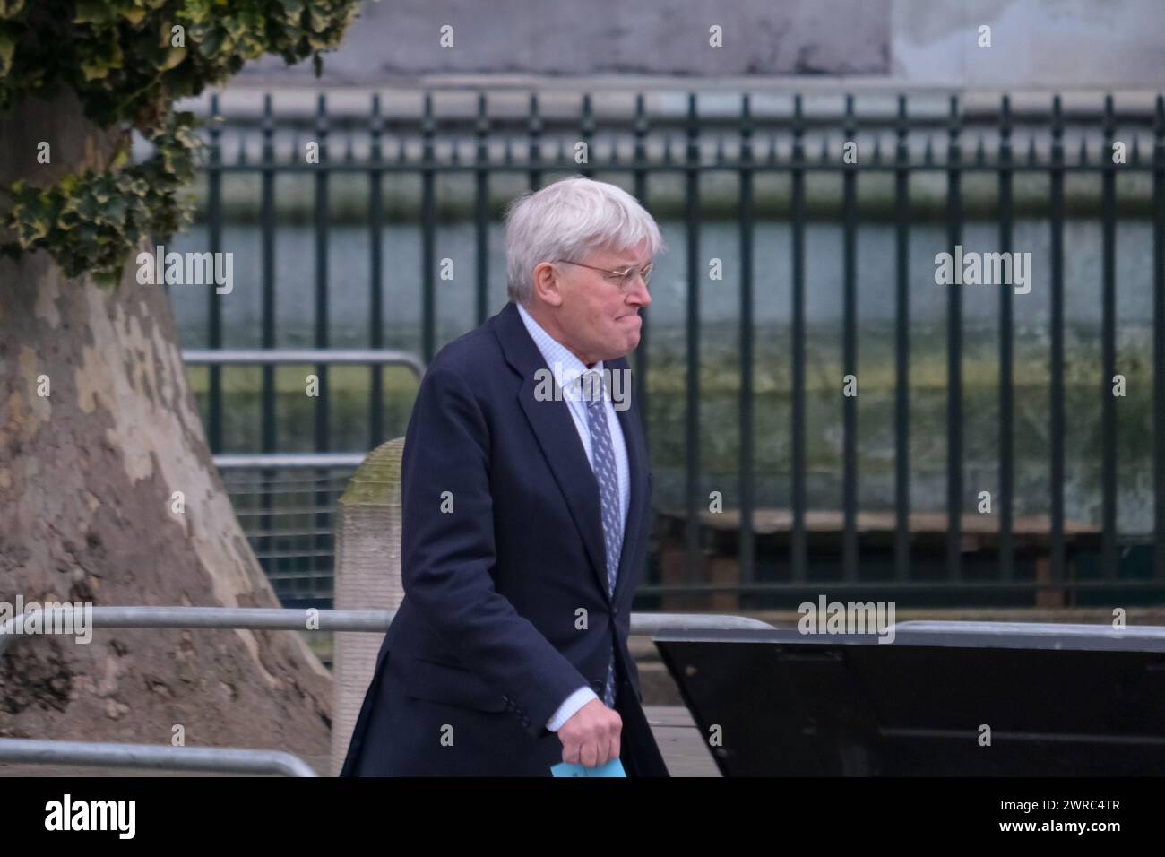 Londres, Royaume-Uni, 11 mars 2024. Andrew Mitchell, ministre d'État chargé du développement et de l'Afrique, assiste à la fête du Commonwealth, célébrée chaque année depuis les années 1970 à l'abbaye de Westminster. Cette année marque le 75e anniversaire de la création du Commonwealth. Crédit : onzième heure photographie/Alamy Live News Banque D'Images