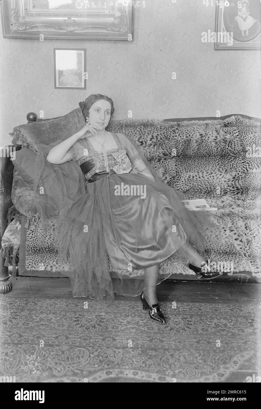 Galli-Curci, 1917 mars, négatifs en verre, 1 négatif : verre Banque D'Images Galli-Curci, 1917 mars, négatifs en verre, 1 négatif : verre Banque D'Images