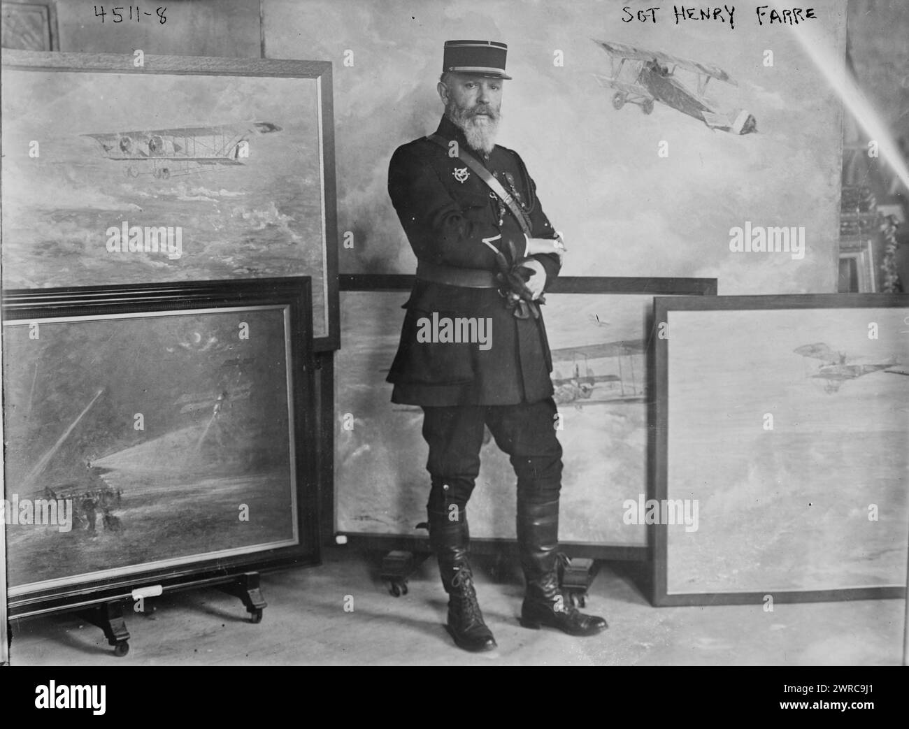 Sergent Henry Farre, entre env. 1915 et env. 1920, négatifs en verre, 1 négatif : verre Banque D'Images