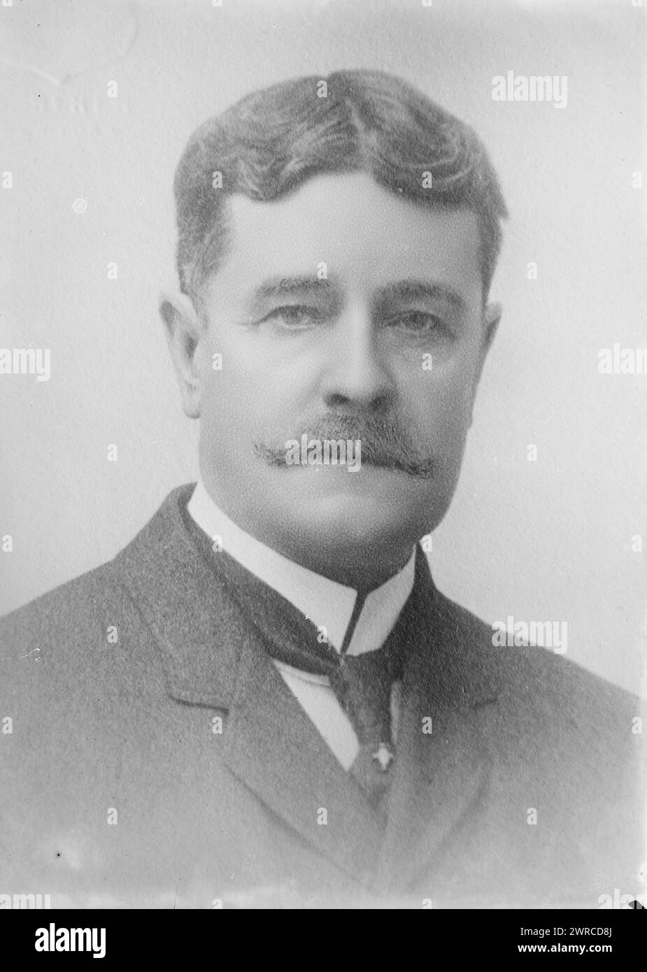H.B. McDonald, photographie montrant Hubbard Bowyer McDonald (1850-1907), greffier en chef et parlementaire du Sénat., entre env. 1915 et env. 1920, négatifs en verre, 1 négatif : verre Banque D'Images