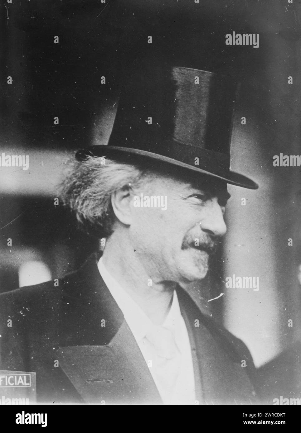 Paderewski, photographie montrant le pianiste et compositeur polonais Ignacy Jan Paderewski (1860-1941)., entre env. 1915 et env. 1920, négatifs en verre, 1 négatif : verre Banque D'Images