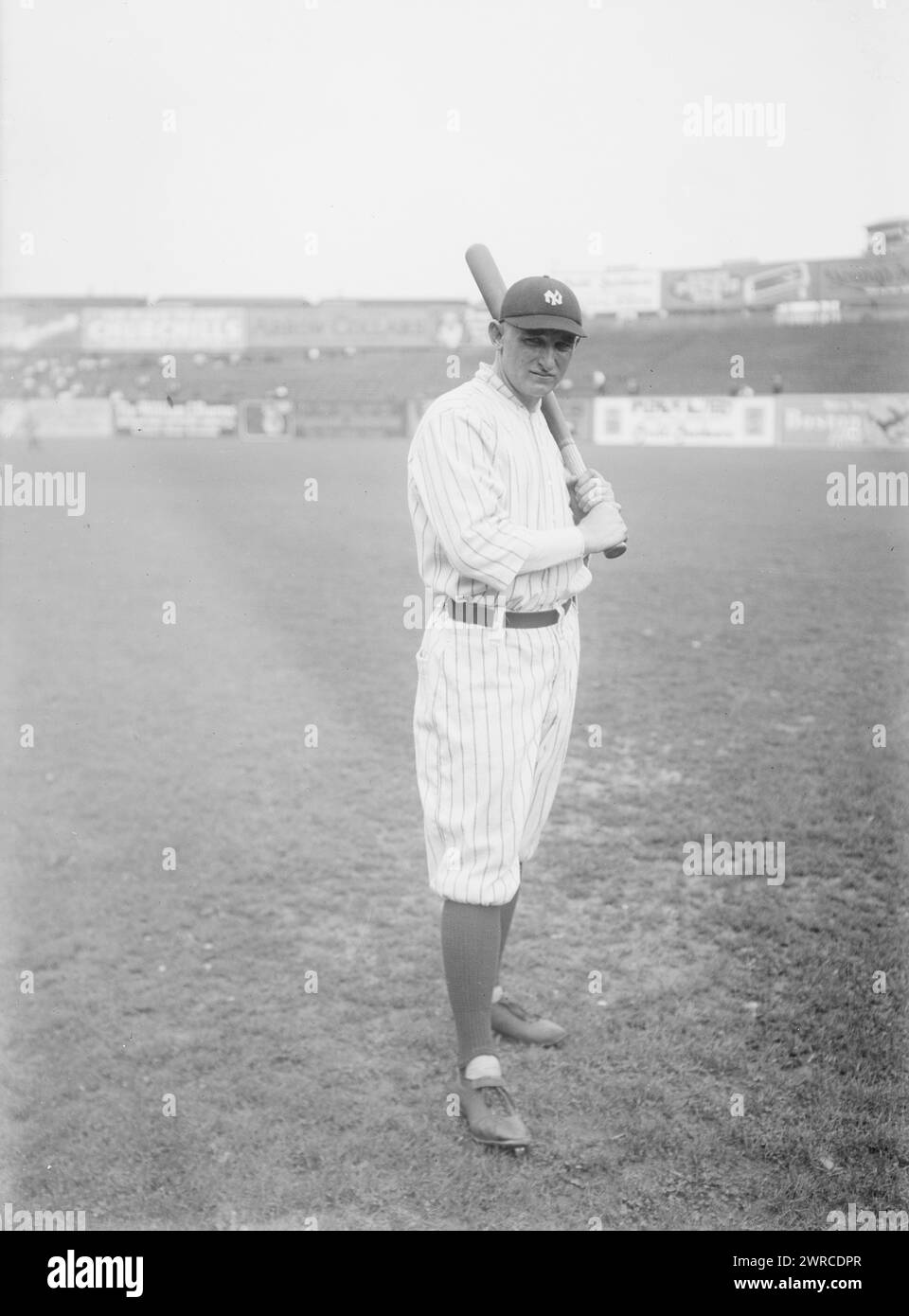Carl Mays, New York Al (baseball), 1922, négatifs en verre, 1 négatif : verre Banque D'Images