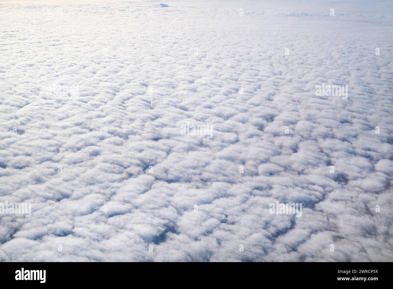 Vue des nuages blancs d'en haut Banque D'Images