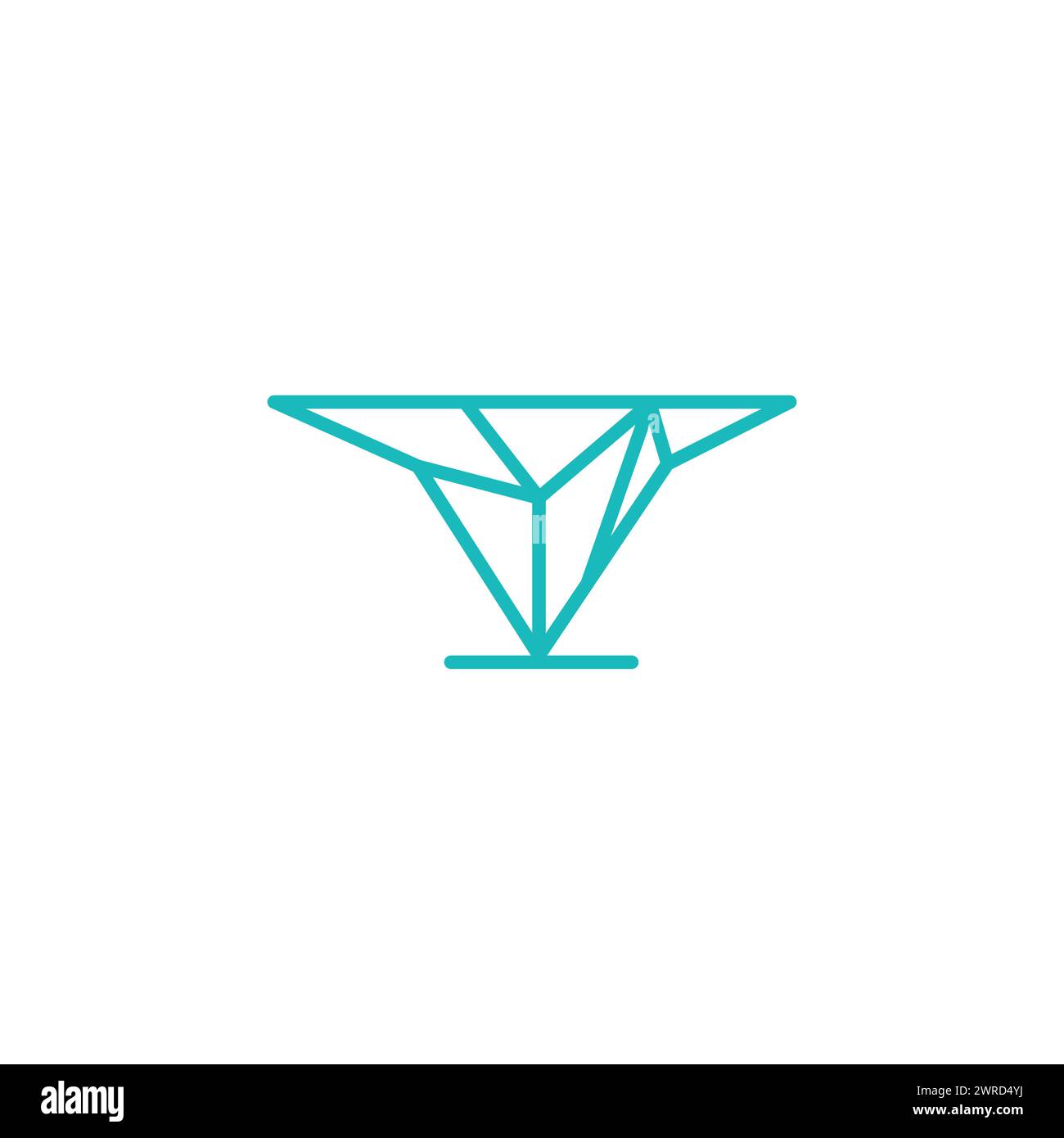 Logo T Stone. Icône lettre T. Illustration de Vecteur