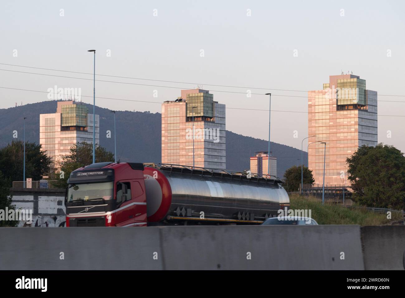 Les bâtiments commerciaux tre Torri à Brescia, Province de Brescia, Lombardie, Italie © Wojciech Strozyk / Alamy Stock photo Banque D'Images