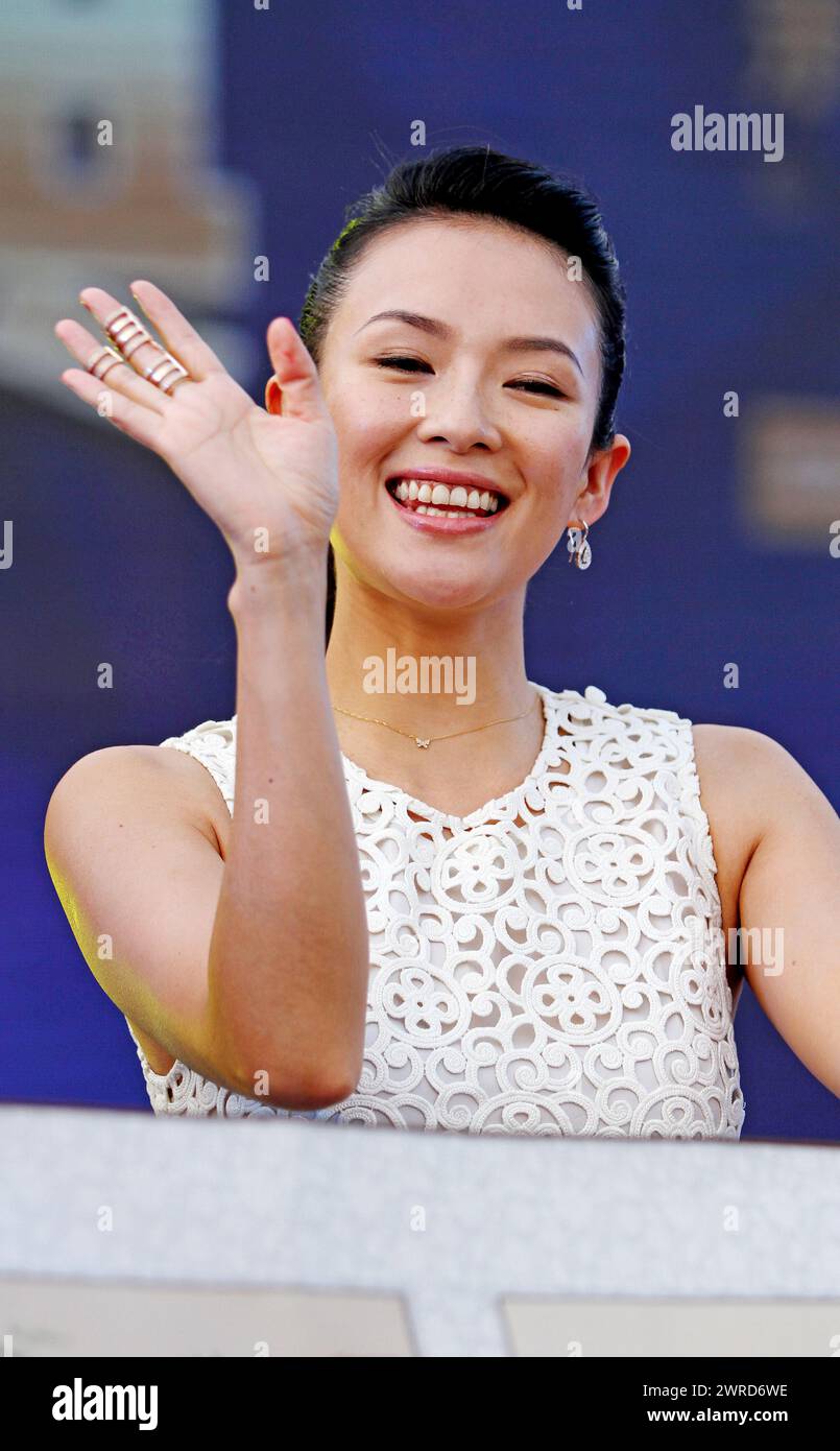 Zhengzhou, Chine. 12 mars 2024. L'actrice Zhang Ziyi assiste à un événement de célébration dans une propriété de Zhengzhou, en Chine, le 17 août 2013. (Photo de Costfoto/NurPhoto) crédit : NurPhoto SRL/Alamy Live News Banque D'Images