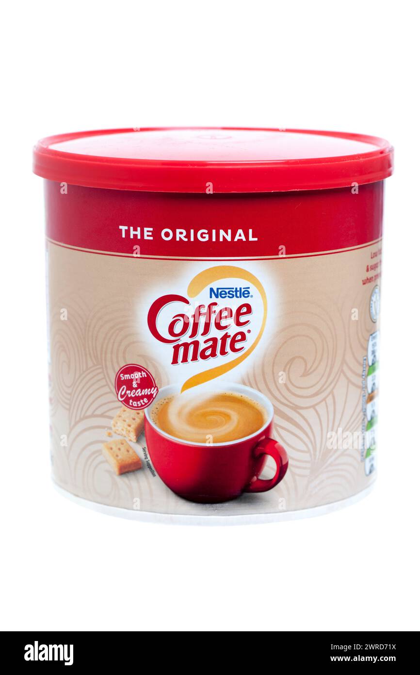 Récipient de NestleLe blanchisseur de café original Coffee Mate Banque D'Images