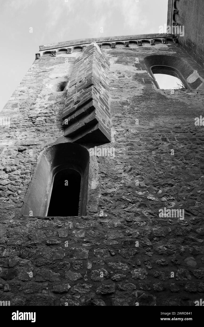 Ruines de la cathédrale de Santa Maria la Vieja dans la ville de Carthagène, Espagne Banque D'Images