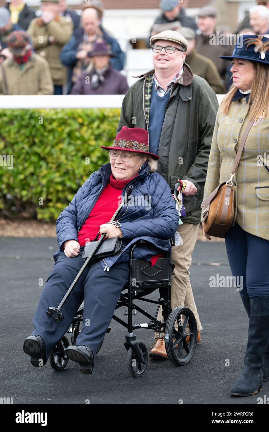 Hippodrome de Wincanton, jeudi 3 février 2022 - première course Banque D'Images