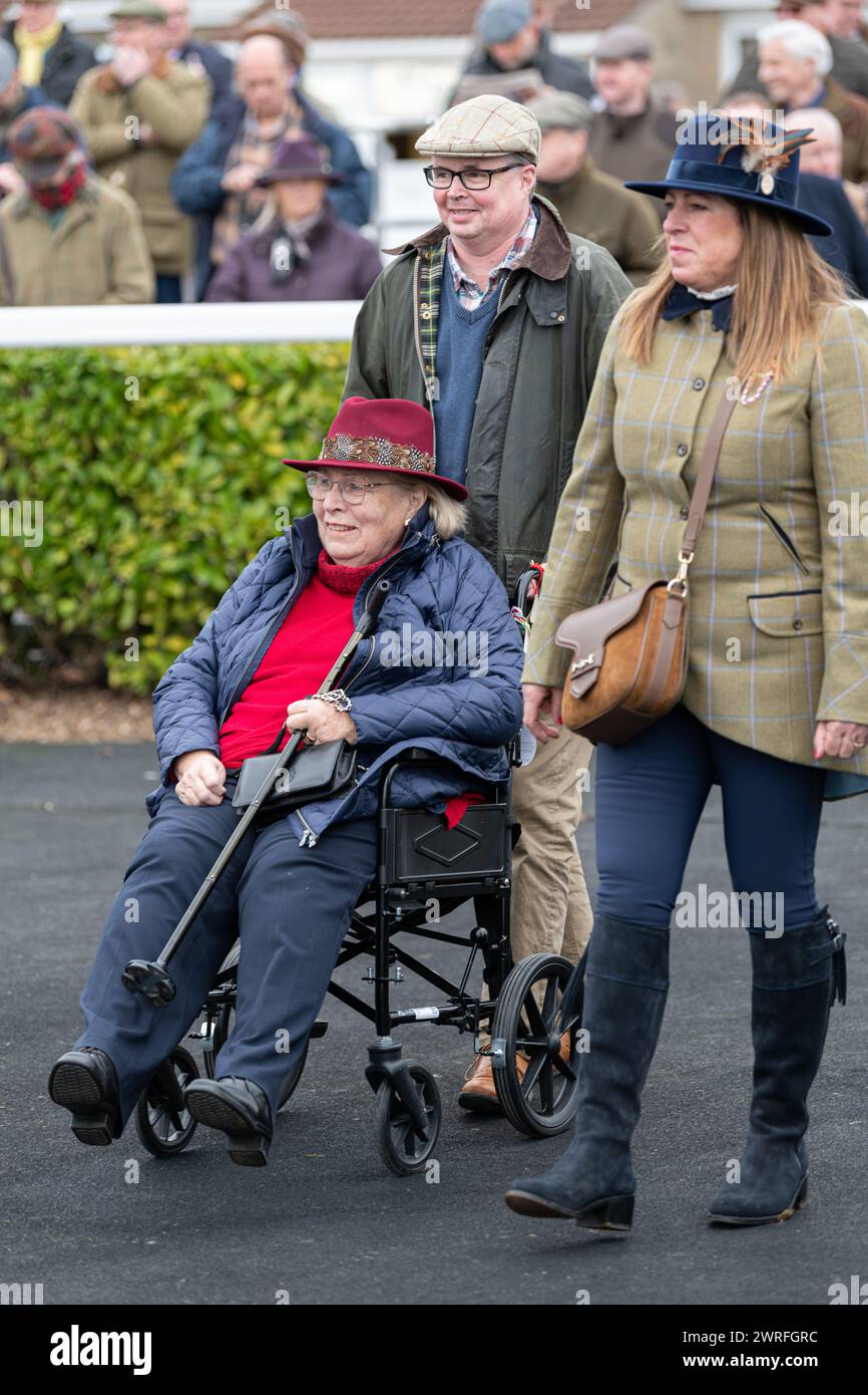 Hippodrome de Wincanton, jeudi 3 février 2022 - première course Banque D'Images