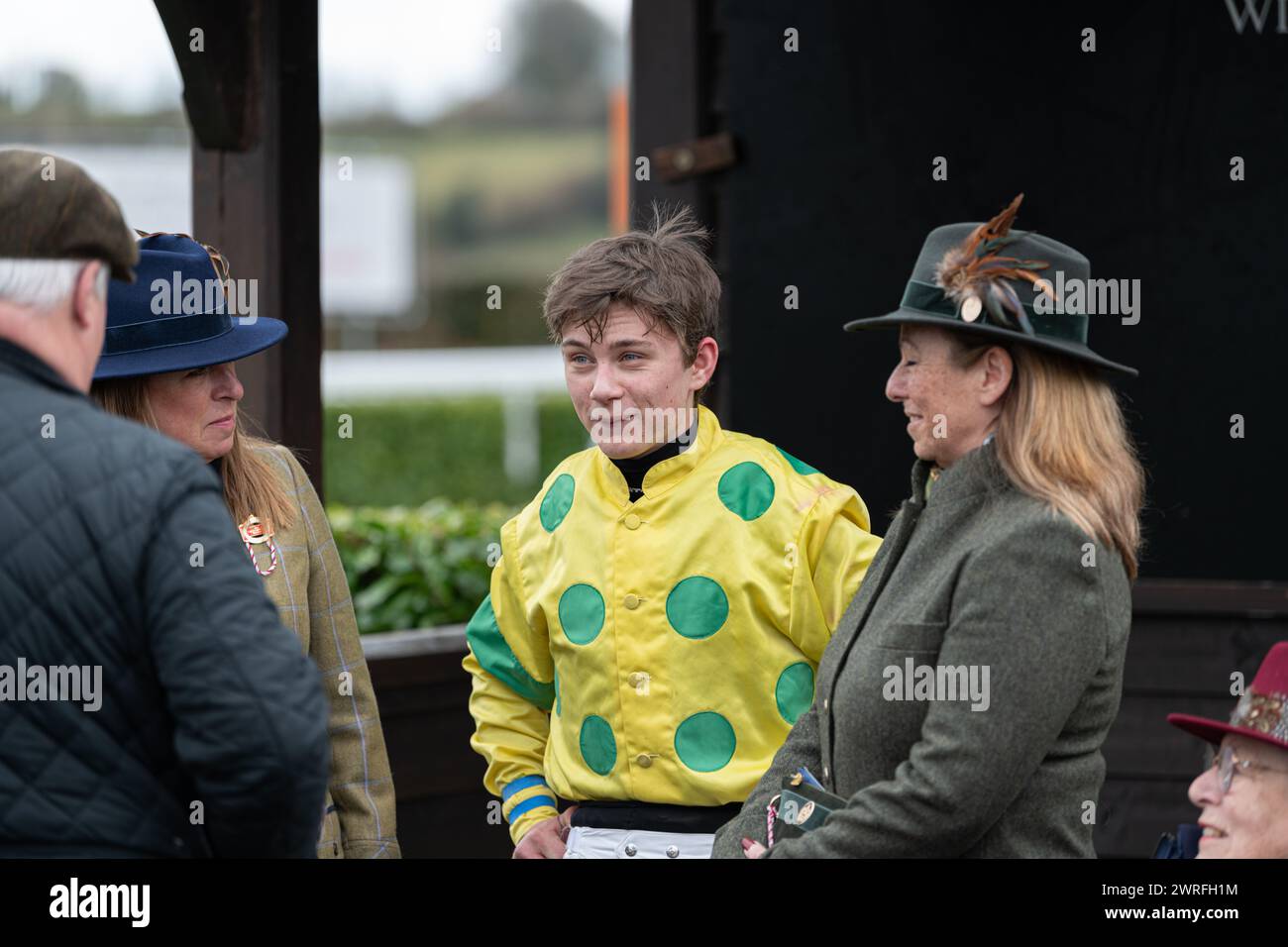 Hippodrome de Wincanton, jeudi 3 février 2022 - première course Banque D'Images