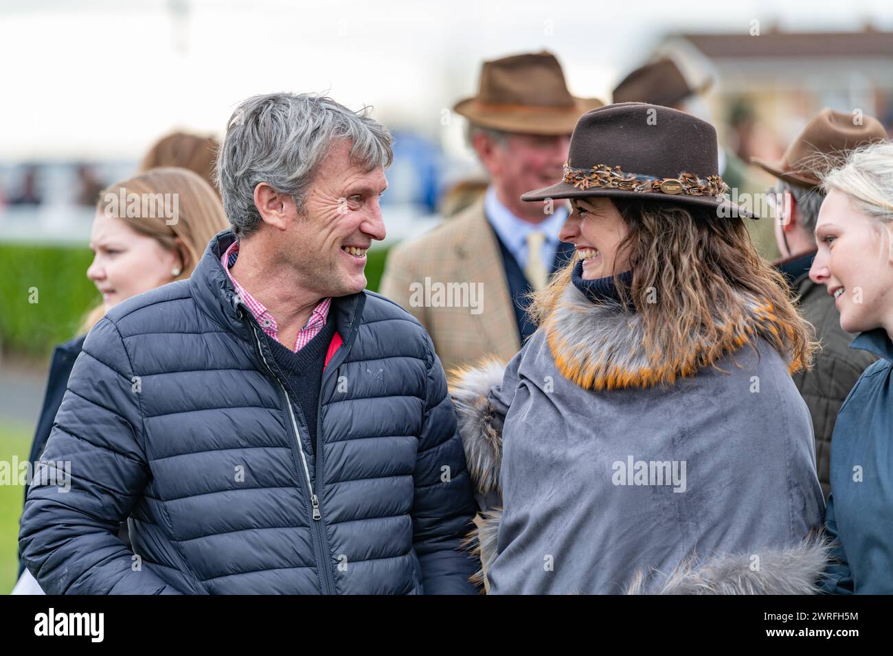 Hippodrome de Wincanton, jeudi 3 février 2022 - première course Banque D'Images