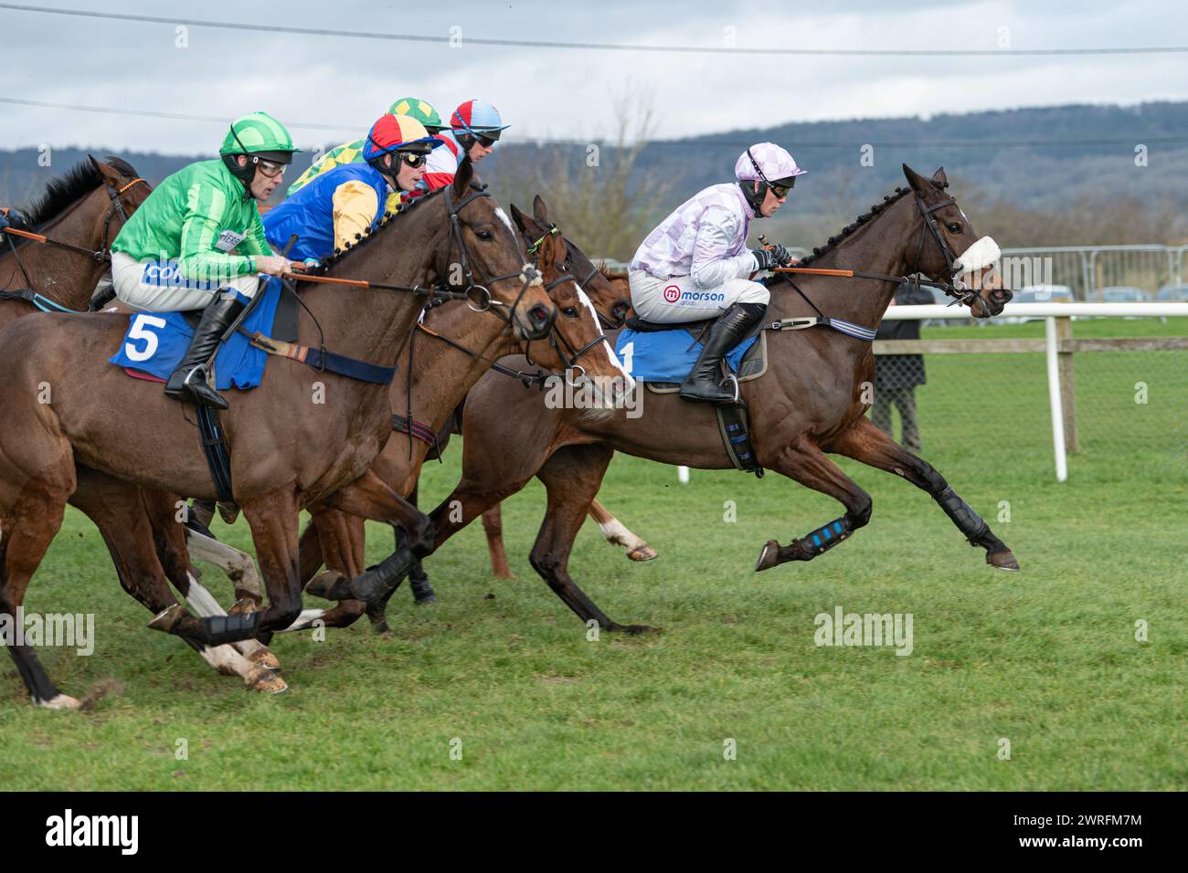Quatrième course à Wincanton, le 3 février 2022 Banque D'Images