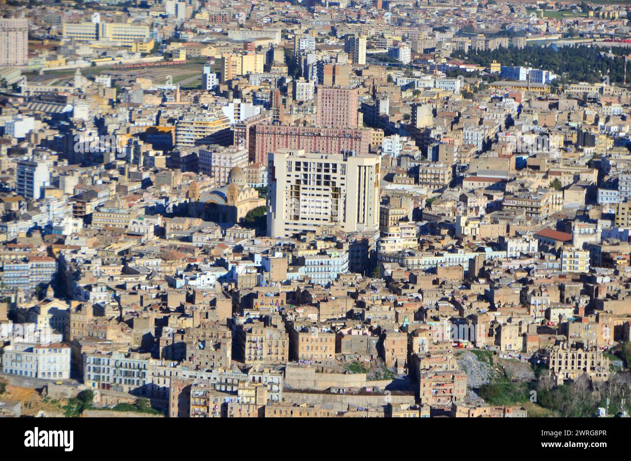 Vue de la ville portuaire algérienne d'Oran en Algérie Banque D'Images