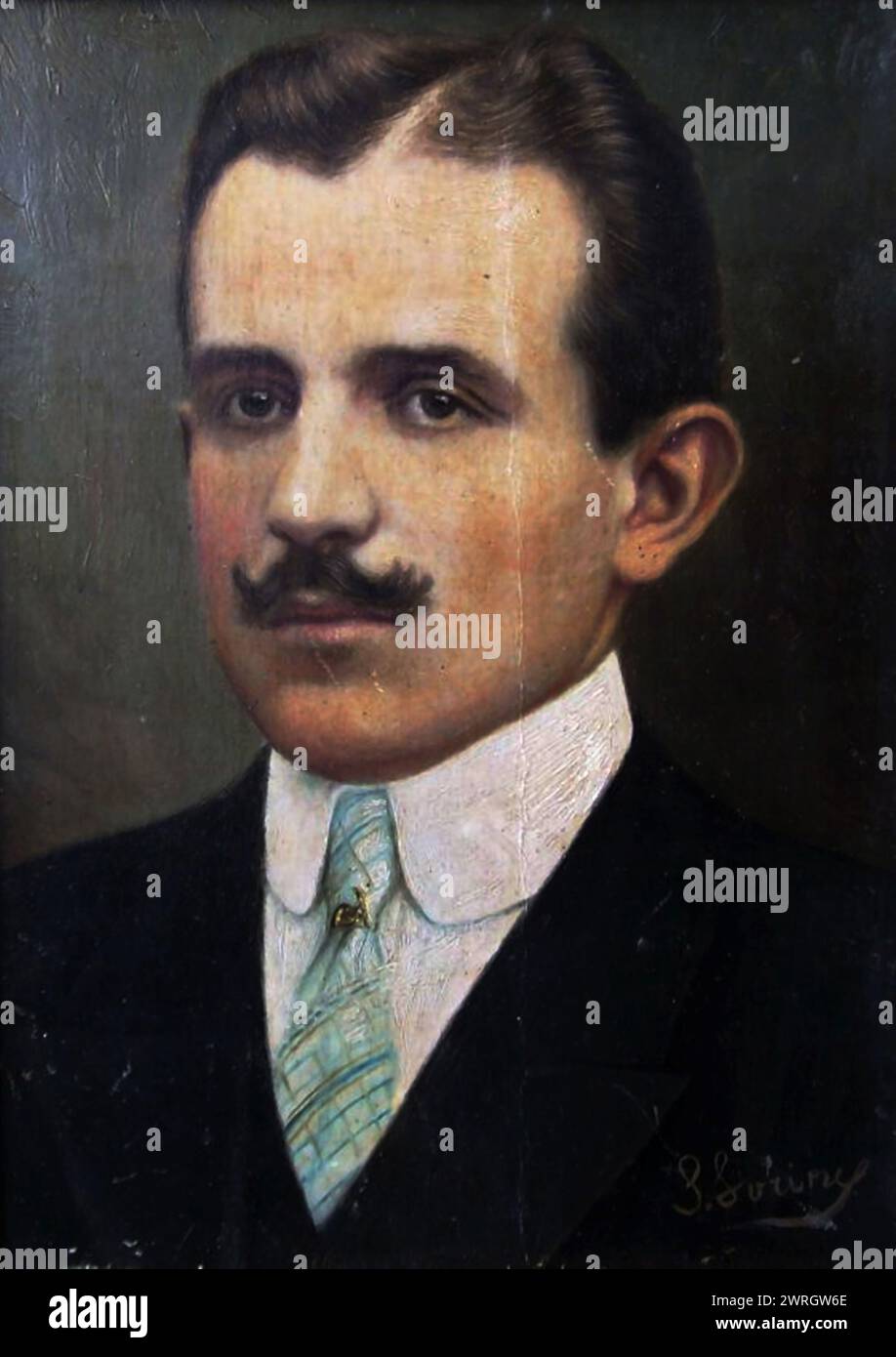 Portrait du grand-duc Cyrille Vladimirovitch de Russie (1876-1938), années 1910 D'une collection privée. Banque D'Images