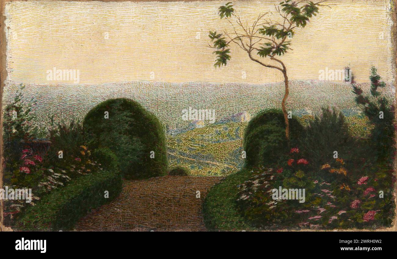 Angolo di giardino (coin jardin), 1909. Collection privée Banque D'Images