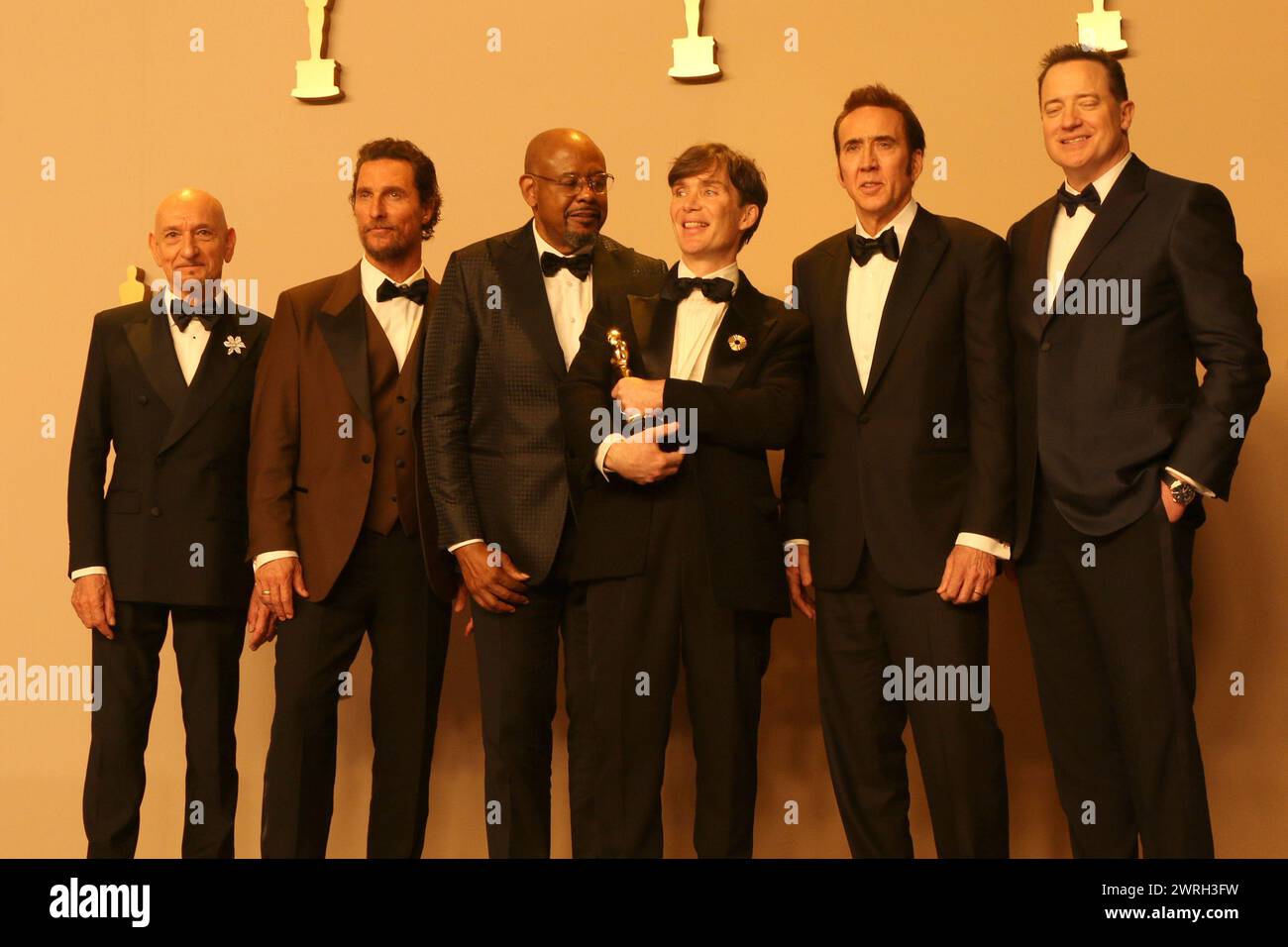 10 mars 2024, Los Angeles, Californie, États-Unis : Ben Kingsley, Matthew McConaughey, Cillian Murphy, Forest Whitaker, Brendan Fraser, Nicolas cage à la 96e cérémonie des Oscars salle de presse du Dolby Theater. (Crédit image : © Kay Blake/ZUMA Press Wire) USAGE ÉDITORIAL SEULEMENT! Non destiné à UN USAGE commercial ! Banque D'Images 10 mars 2024, Los Angeles, Californie, États-Unis : Ben Kingsley, Matthew McConaughey, Cillian Murphy, Forest Whitaker, Brendan Fraser, Nicolas cage à la 96e cérémonie des Oscars salle de presse du Dolby Theater. (Crédit image : © Kay Blake/ZUMA Press Wire) USAGE ÉDITORIAL SEULEMENT! Non destiné à UN USAGE commercial ! Banque D'Images