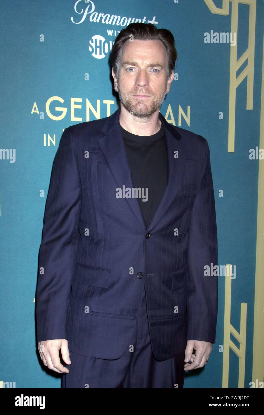 New York, NY, États-Unis. 12 mars 2024. Ewan McGregor lors de la première de A Gentleman à Moscou le 12 mars 2024 au Museum of Modern Art de New York. Crédit : RW/Media Punch/Alamy Live News Banque D'Images