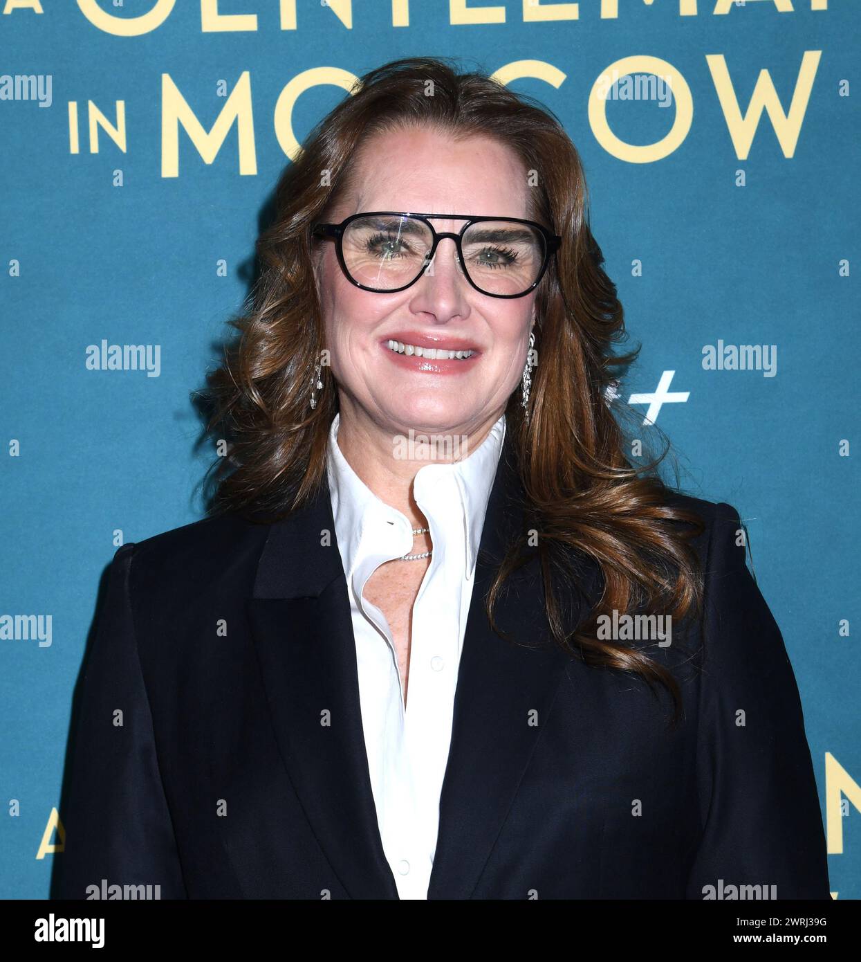 12 mars 2024, New York, New York, USA : Brooke Shields assiste à la première New-yorkaise de 'A Gentleman in Moscow' au MoMA de New York. (Crédit image : © photo image Press via ZUMA Press Wire) USAGE ÉDITORIAL SEULEMENT! Non destiné à UN USAGE commercial ! Banque D'Images
