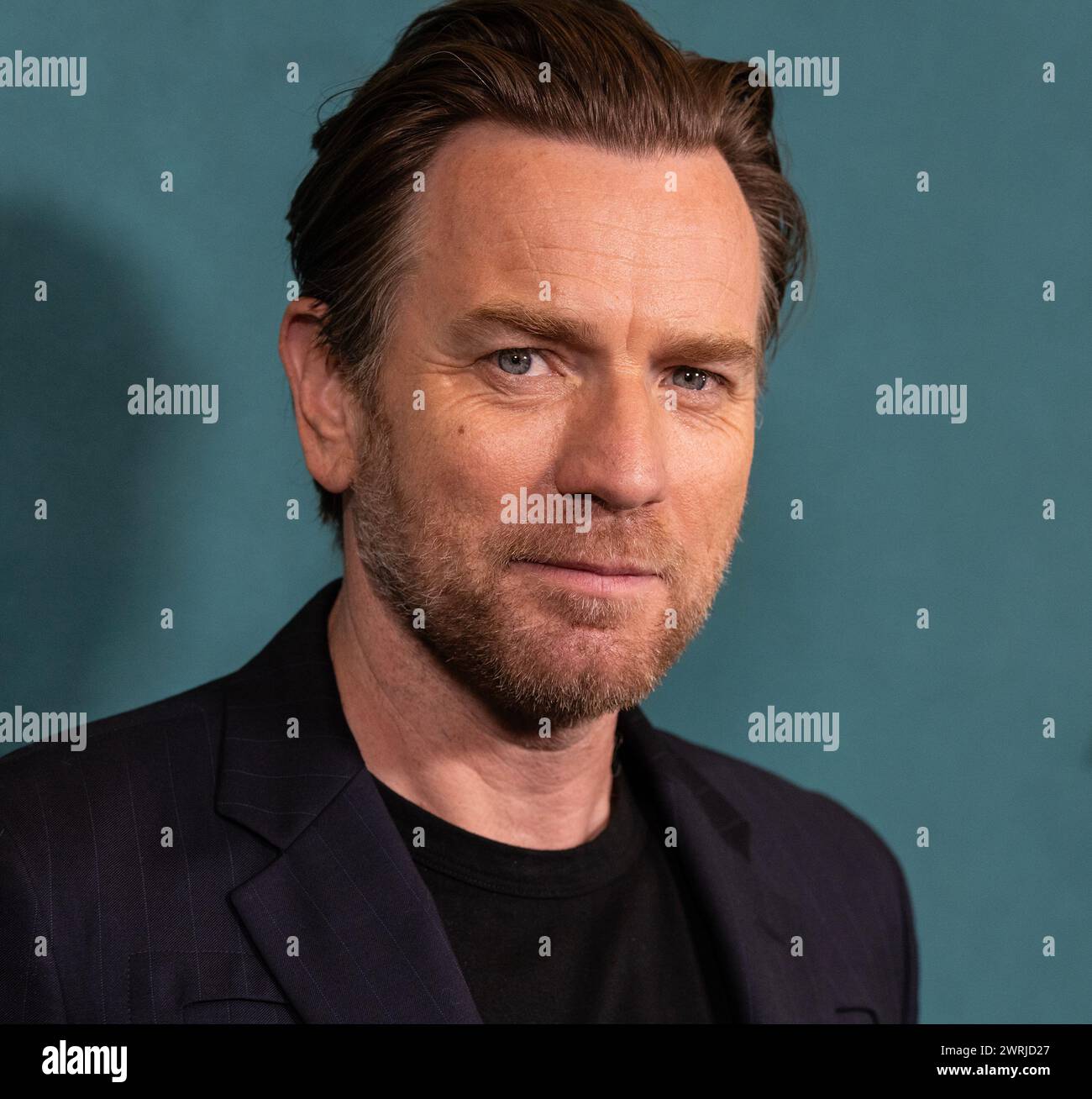 New York, États-Unis. 12 mars 2024. Ewan McGregor assiste à la première du film 'A Gentleman in Moscow' au MoMA à New York le 13 mars 2024. (Photo de Lev Radin/Sipa USA) crédit : Sipa USA/Alamy Live News Banque D'Images