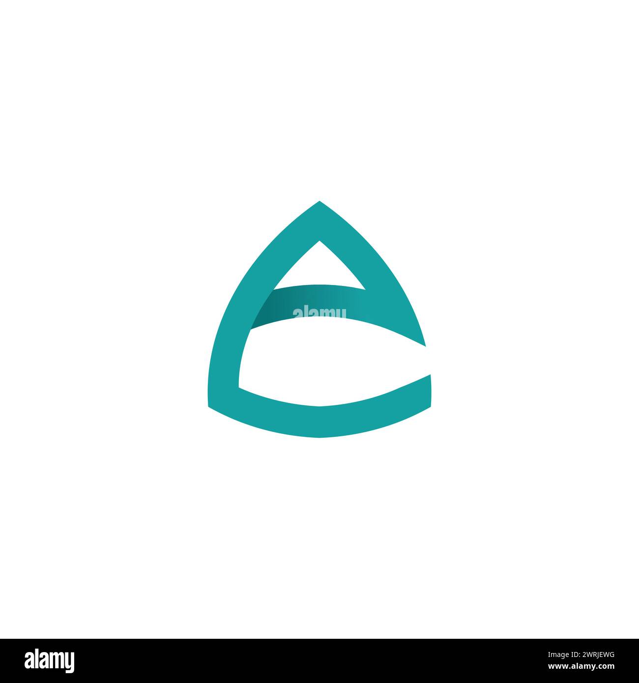 Logo AC Design simple. Lettre CA logo Illustration de Vecteur